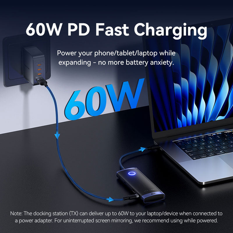 Vention 6-in-1 USB-C Wireless HDMI Docking Station、mySite、fannypackpong