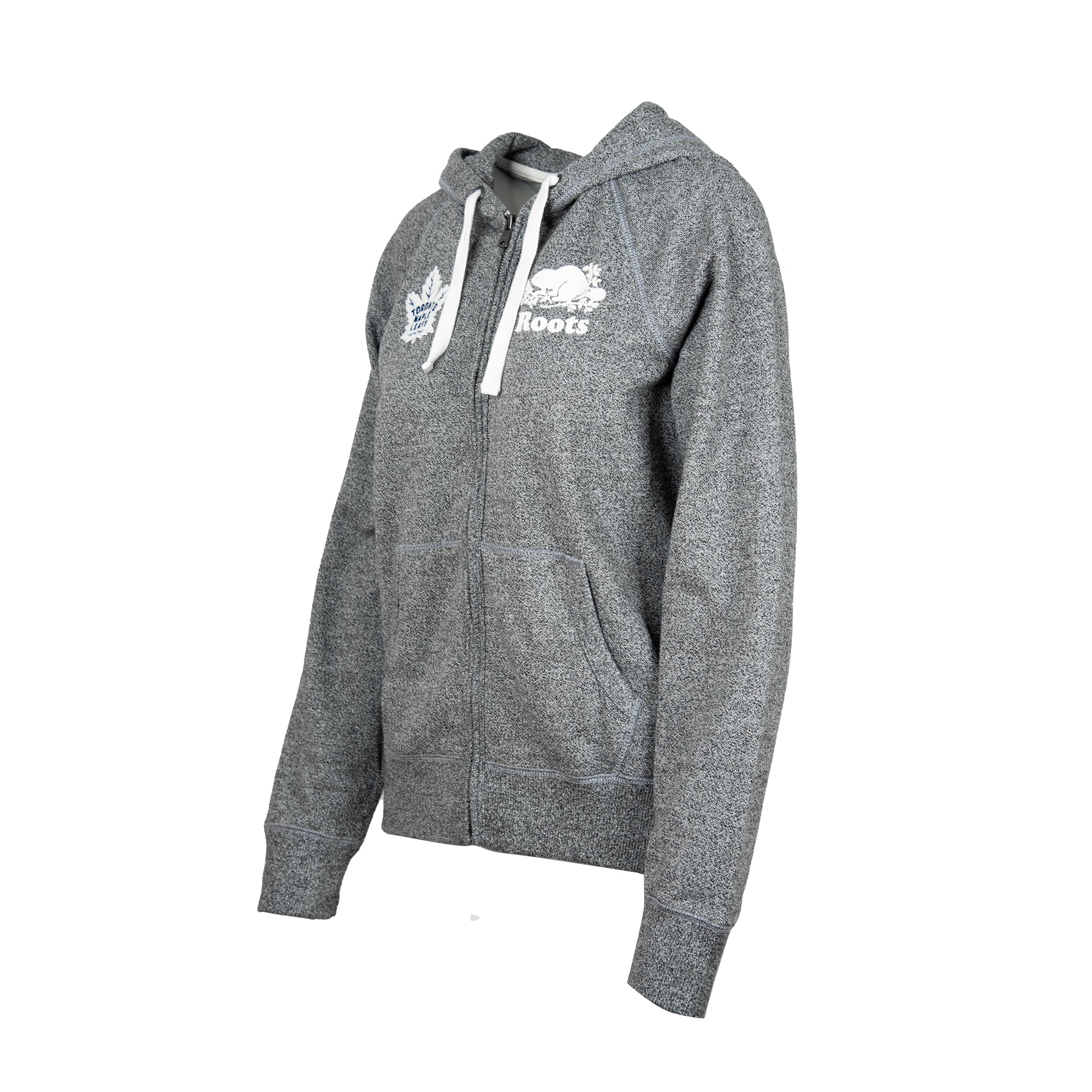 Salt & Pepper Full Zip Hoody