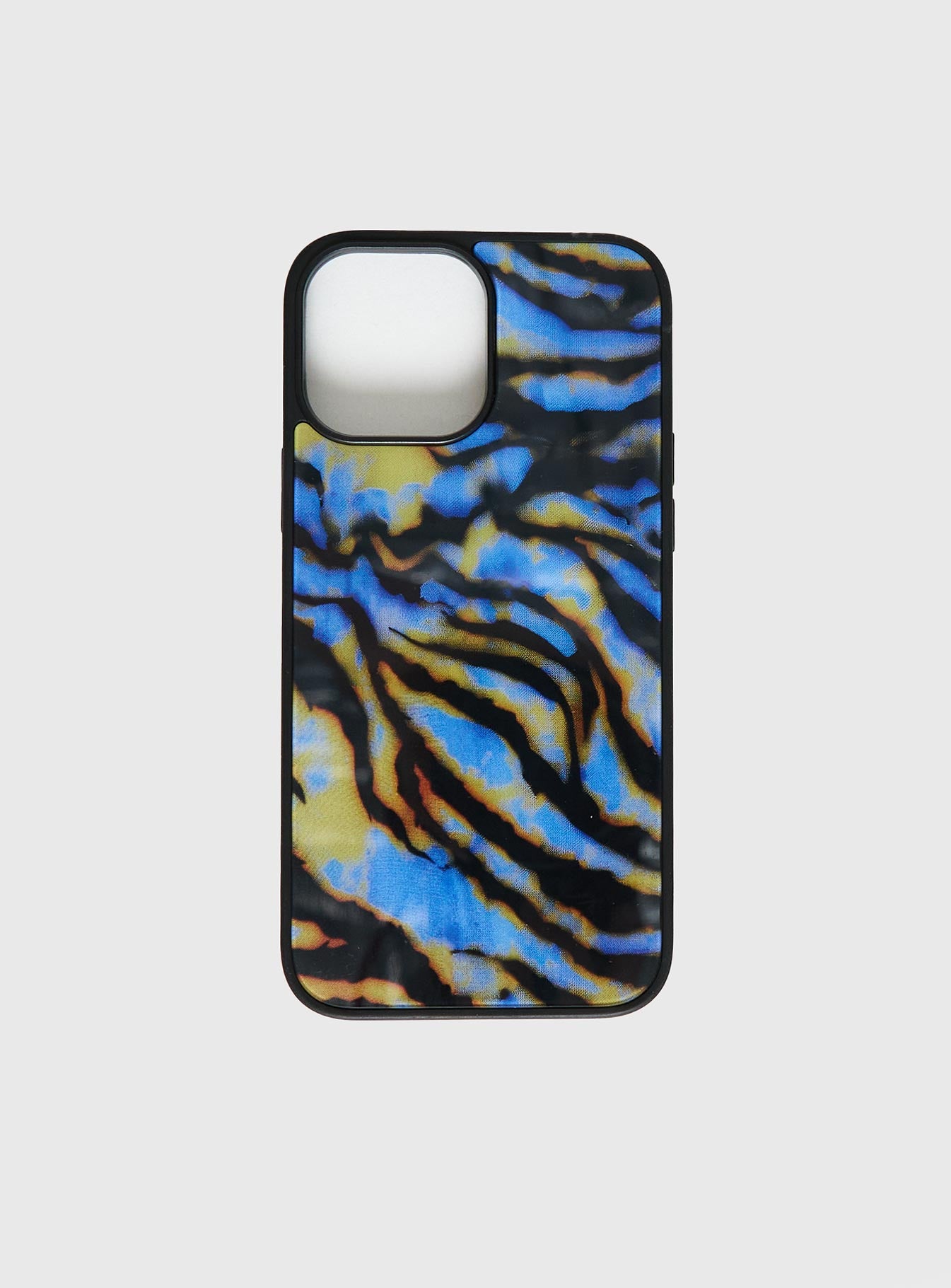 Jontee iPhone Case Blue Zebra、mySite、solidvoid