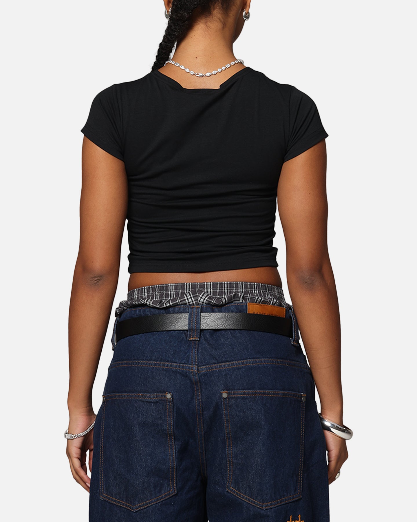 Ed Hardy Women's Flame Roll Baby T-Shirt Black、mySite、zt4zffjzw