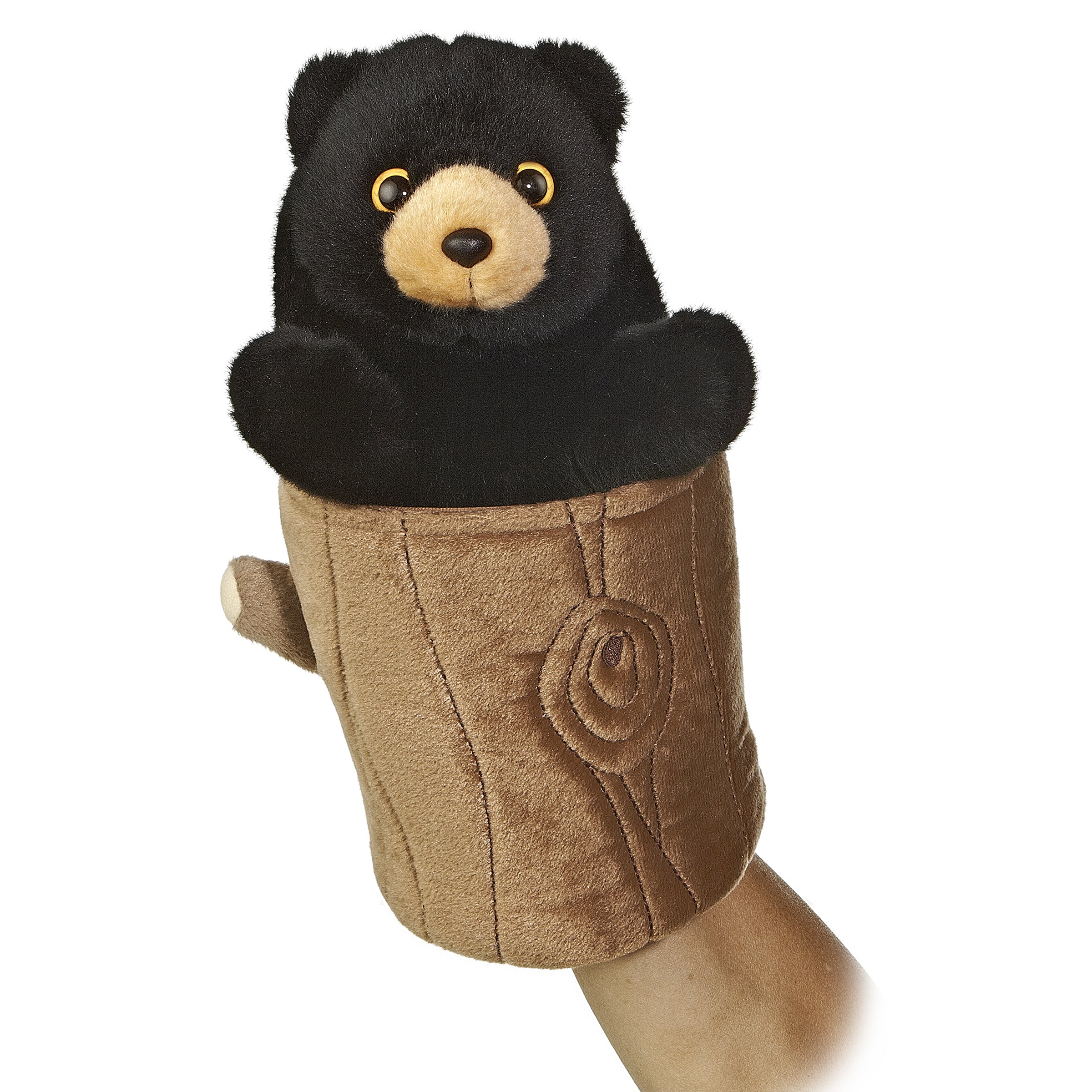 Aurora® - Hand Puppet - 10 Black Bear Pop Up Puppet、mySite、g9winljtr