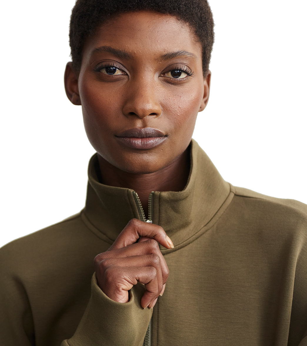 Varley Sian Cropped Half Zip Midlayer Pullover、mySite、noshort