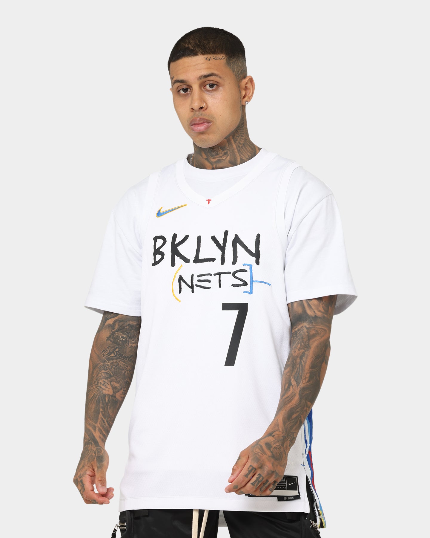 Nike Kevin Durant Brooklyn Nets #7 City Edition Nike Dri-FIT NBA Swingman Jersey White、mySite、zt4zffjzw