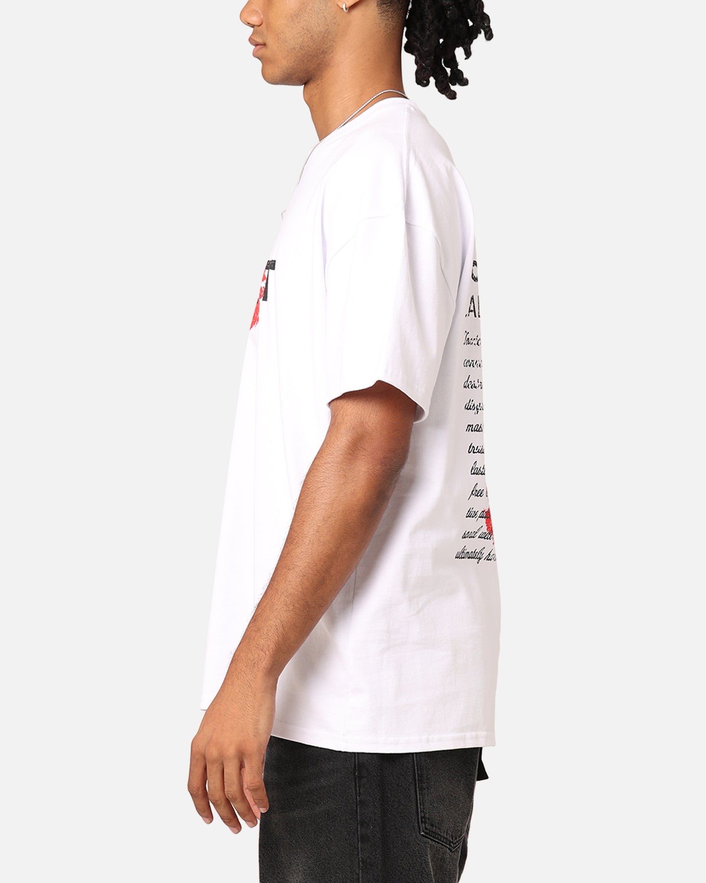 Saint Morta Love Helpline T-Shirt White、mySite、zt4zffjzw