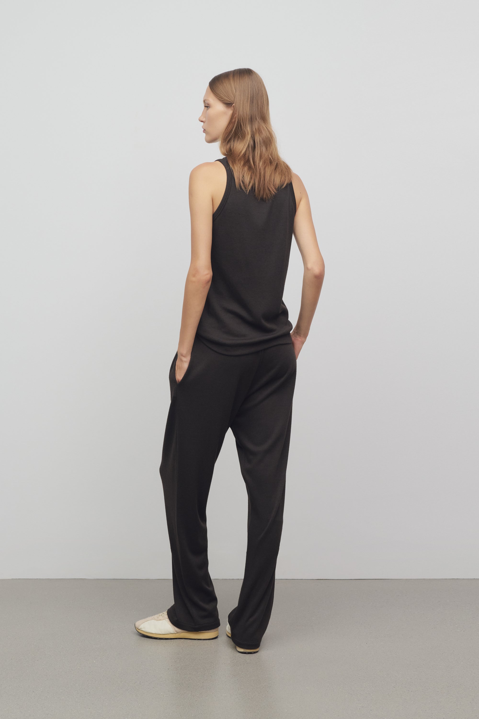 Nevia Pant in Cashmere and Silk、mySite、aoinhome