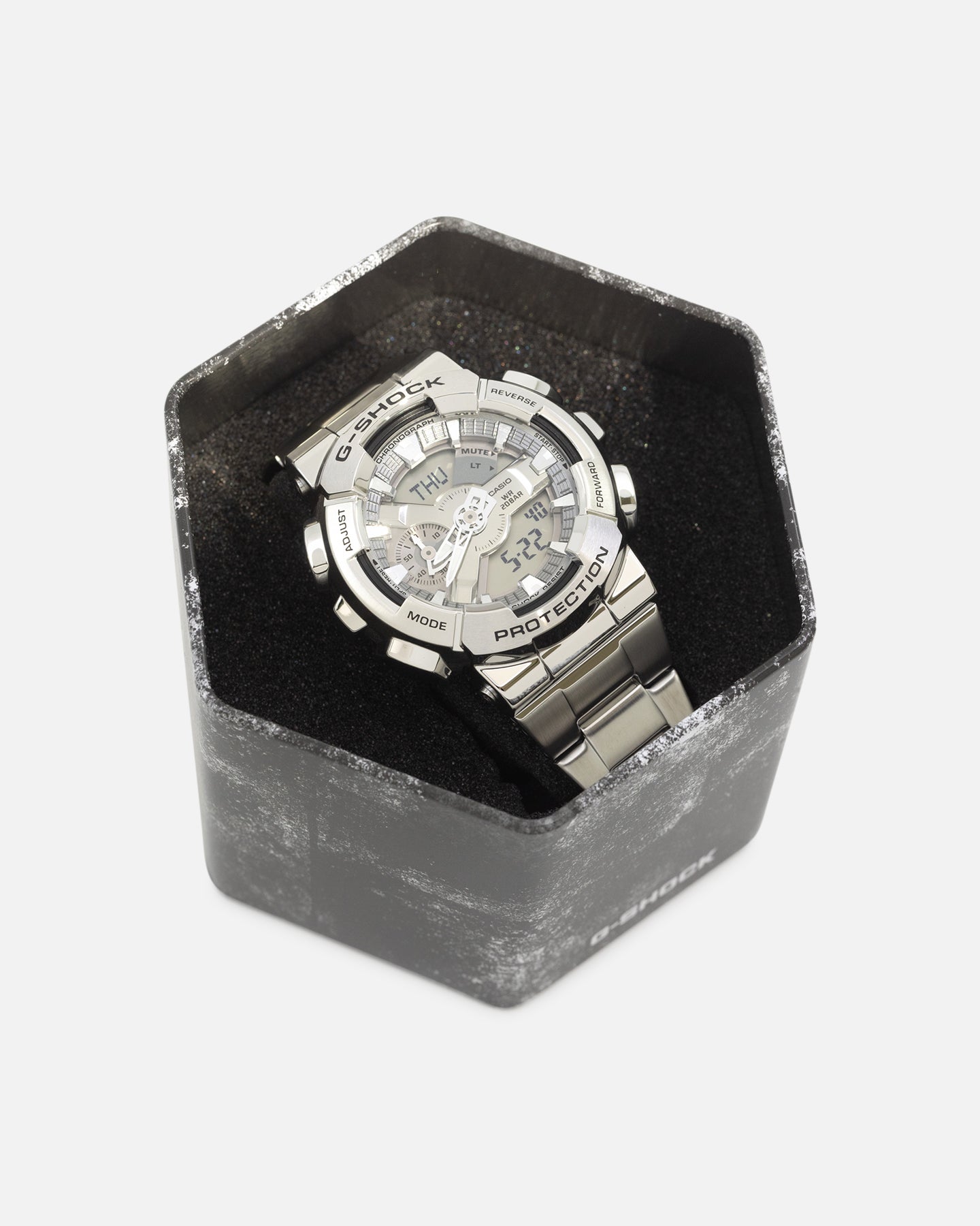 G Shock GM-110D-8ADR Watch Silver、mySite、zt4zffjzw