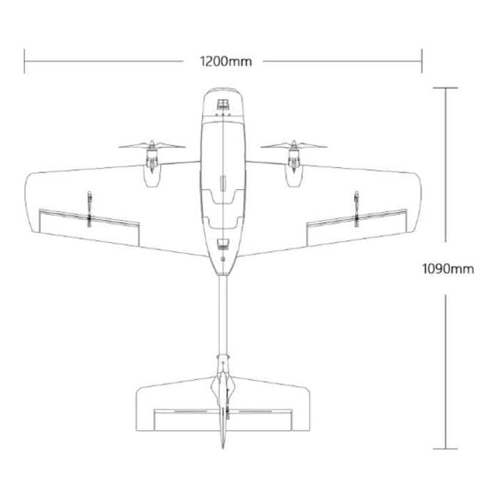  Hee Wing PNP T2 Cruza Twin-Motor Wing - Grey - 1.2M Wingspan、mySite、merchandisen