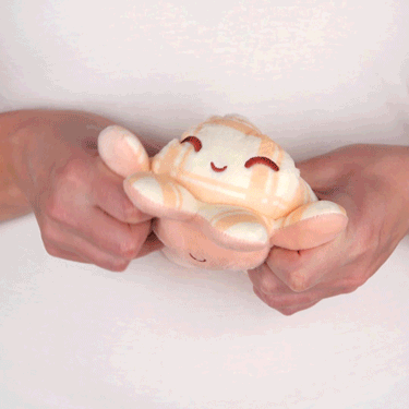 TeeTurtle Reversible Octopus Plushie (Khaki Plaid + Peach)、mySite、lovesweatpilates