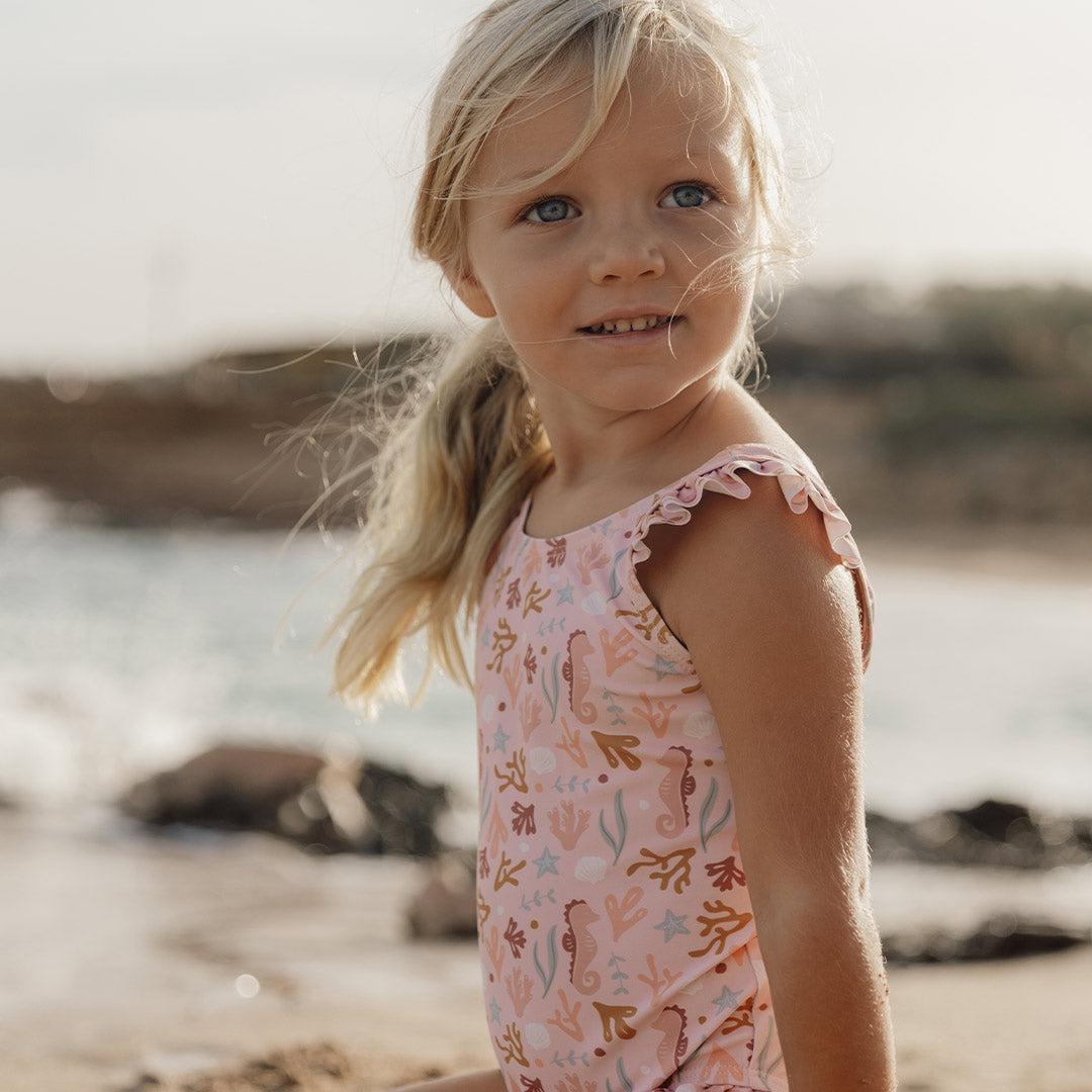  Little Dutch Ruffles Bathsuit - Ocean Dreams Pink、mySite、merchandisen