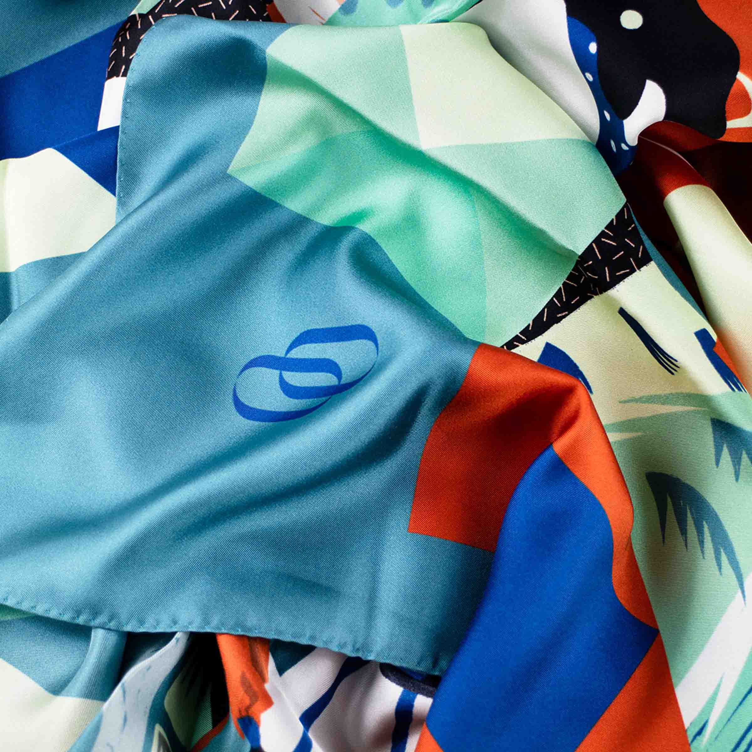 Silk and Cashmere Stole ANNI40 by Marco Brancato for Orequo、mySite、neckold