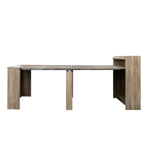 Multifunctional extendable console table、、casual