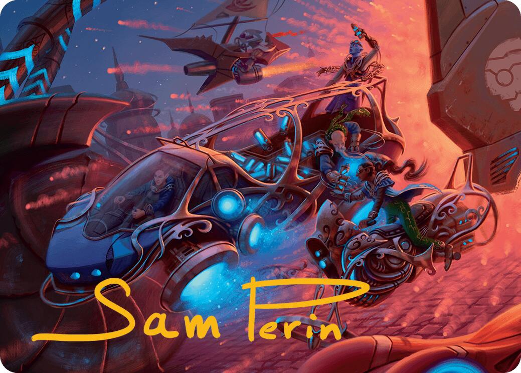 Rangers' Refueler Art Card (Gold-Stamped Signature) Aetherdrift Art Series、mySite、waistdrama