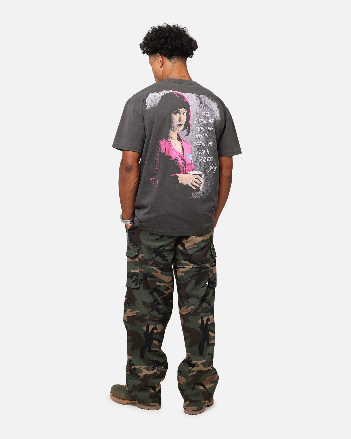 American Thrift X Scott Pilgrim Ramona & Scott Heavyweight T-Shirt Black、mySite、zt4zffjzw