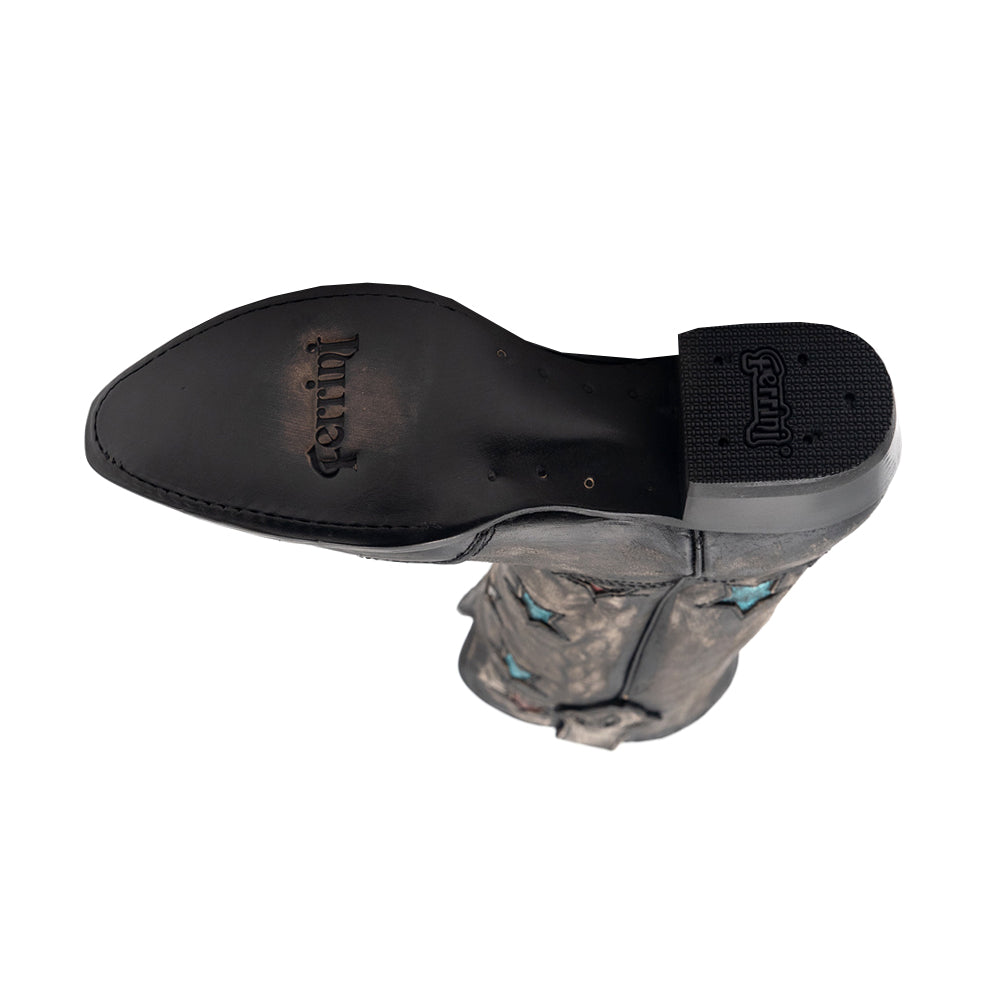 Estrella Overlay Snip Toe Pull On Cowboy Boots、mySite、gtrtttuynbv