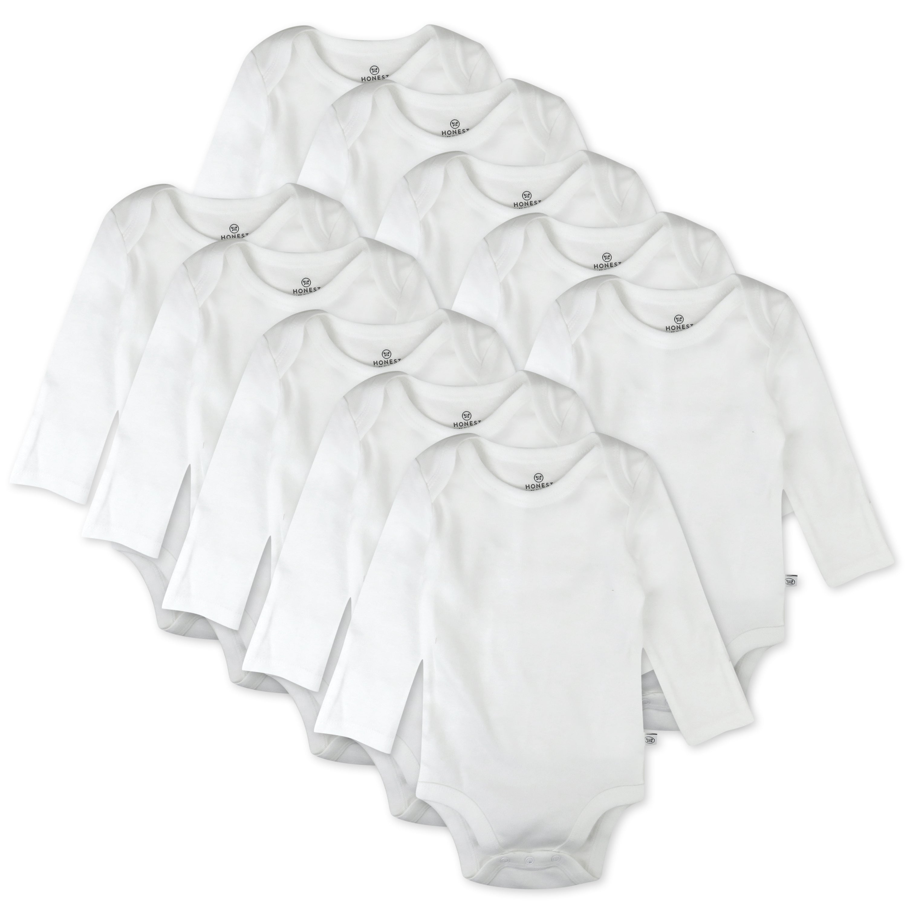  10-Pack Organic Cotton Long Sleeve Bodysuits、mySite、layawaytickets