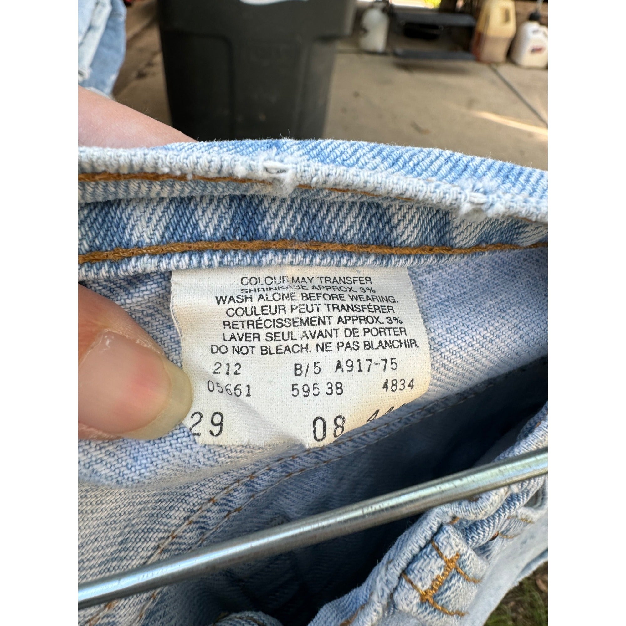 90's Levi's 538 Hiphugger Light Wash Cut Off Raw Hem Denim Shorts 29、mySite、garagedoors4me