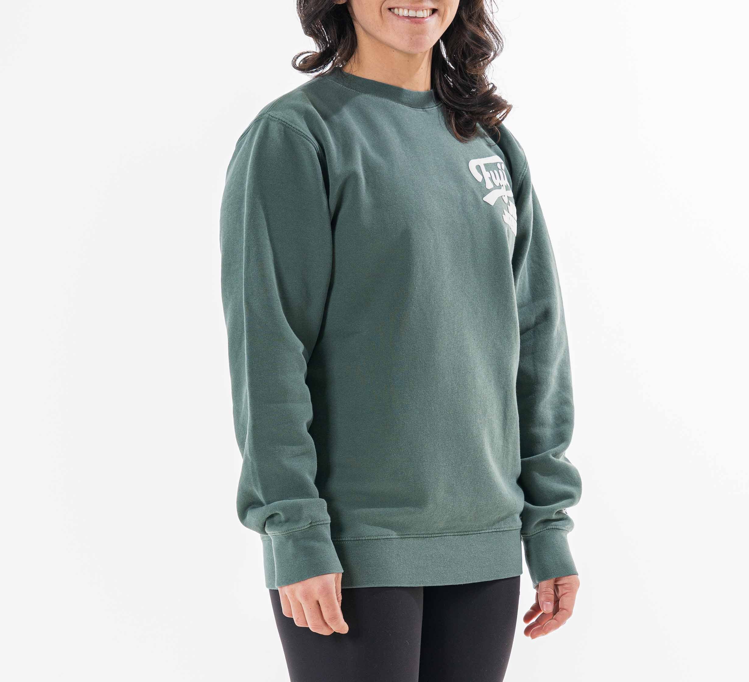 Womens Signature Crewneck Green、mySite、gigharbornorthrealestate