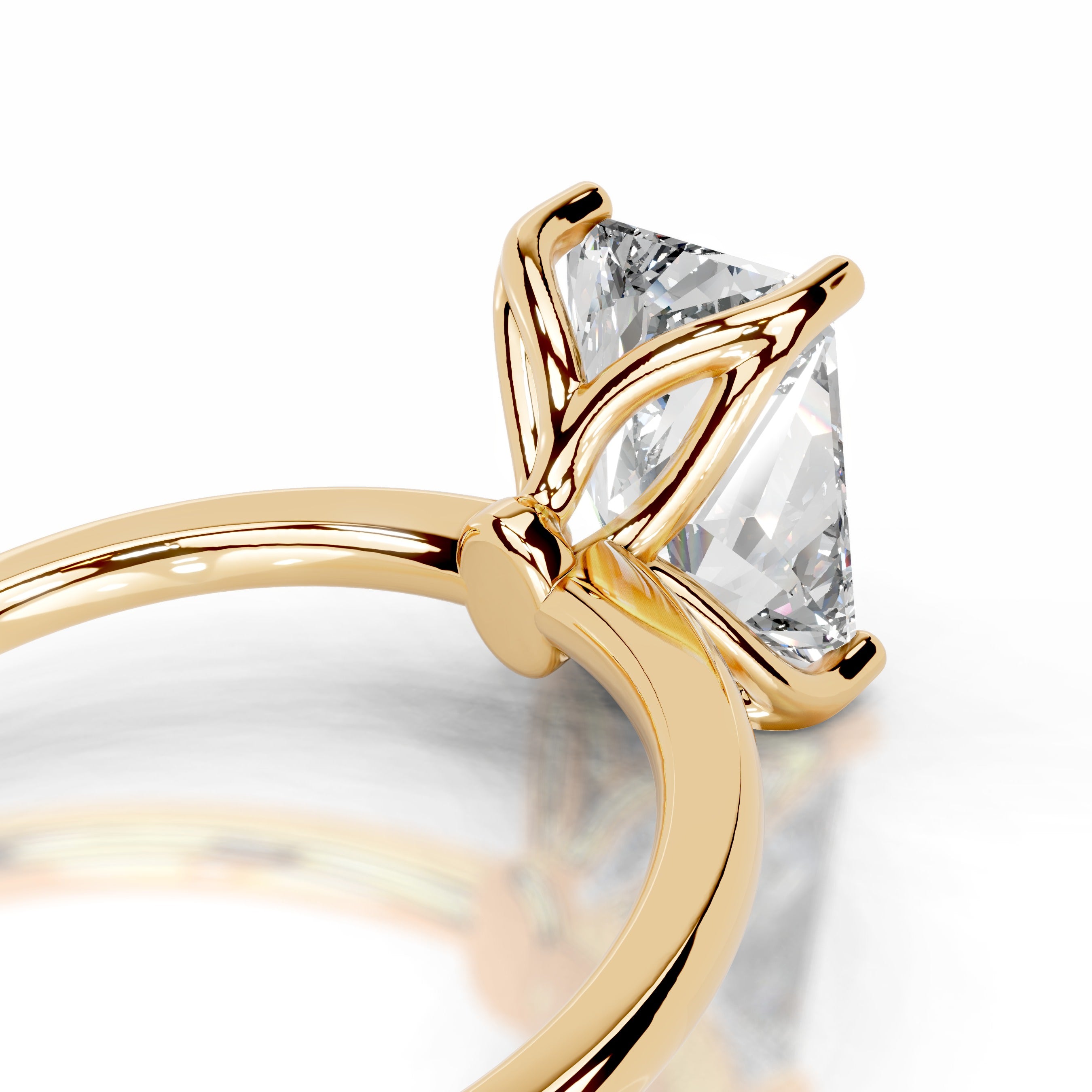 Phoenix Diamond Engagement Ring - 18K Yellow Gold、mySite、hinf8tx79