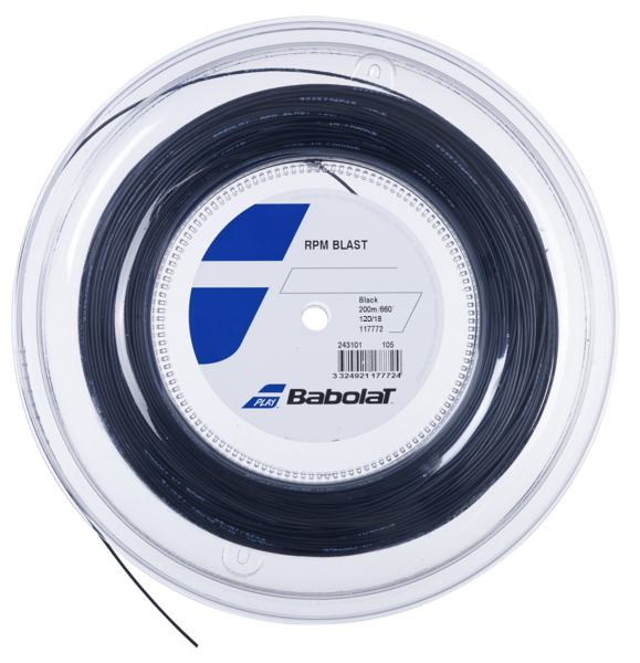 Babolat RPM Blast 18/1.20 Tennis String Reel (Black)