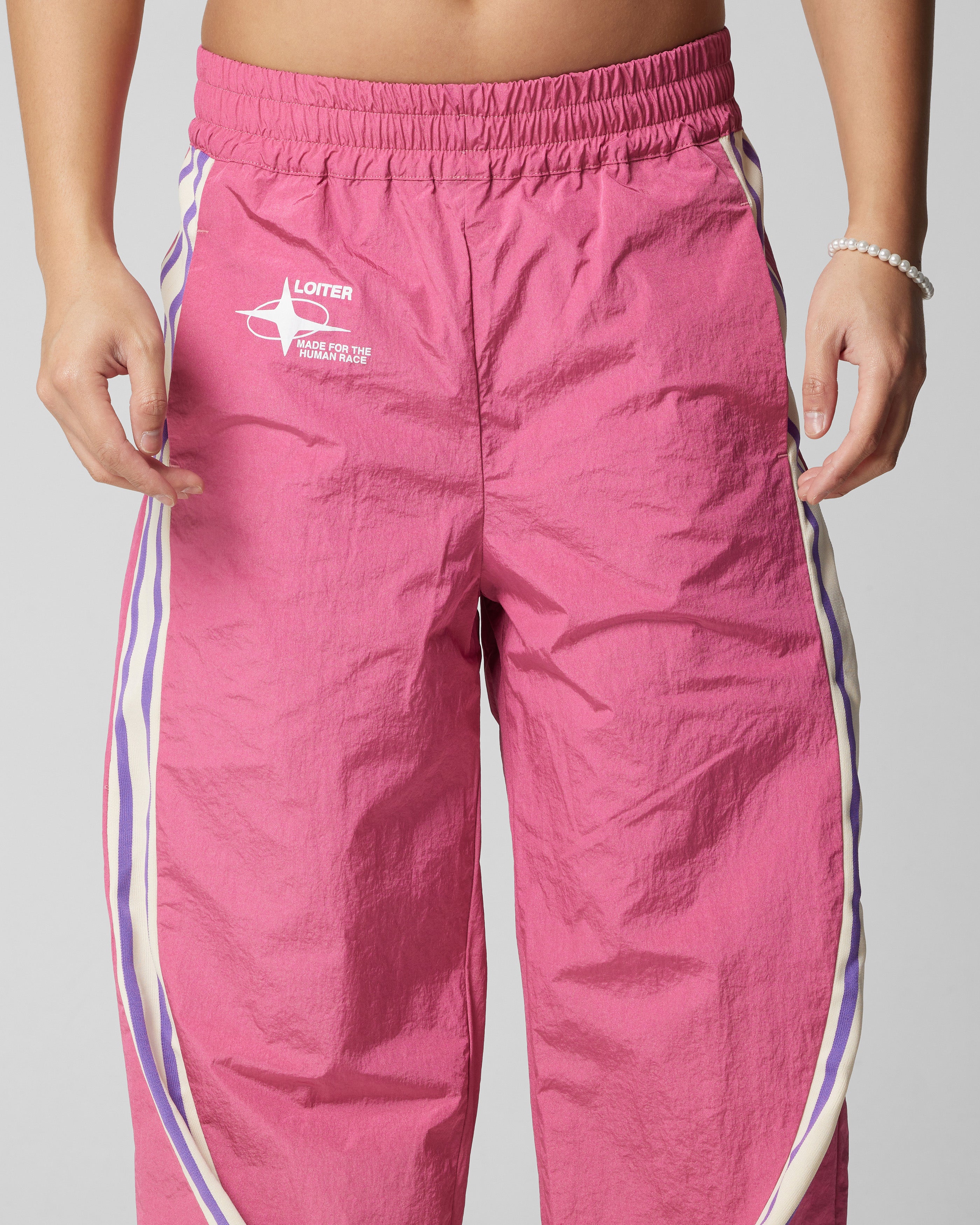 Loiter Wave Break Track Pants Pink、mySite、zt4zffjzw