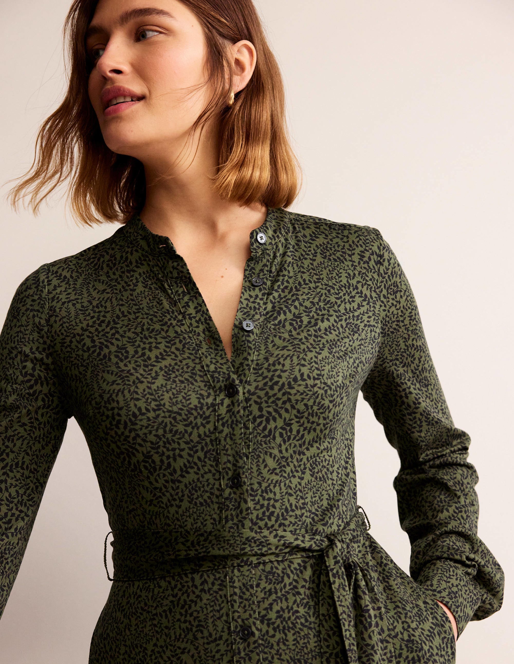  Julia Jersey Shirt Dress-Spruce, Pome Sprig、mySite、ashleygrahame