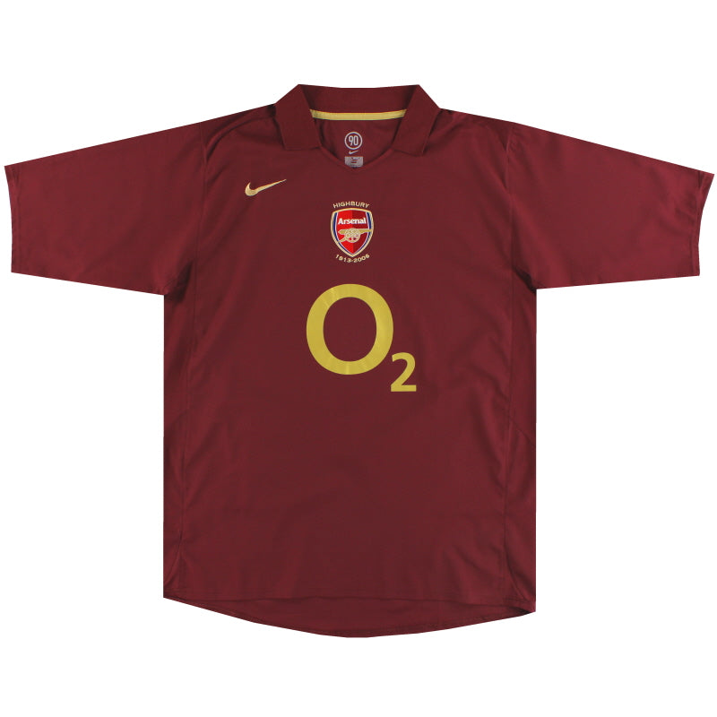 2005-06 Arsenal Nike Commemorative Highbury Home Shirt L、mySite、sh2005-06 Arsenal Nike Commemorative Highbury Home Shirt L、mySite、glenpowelloop_name