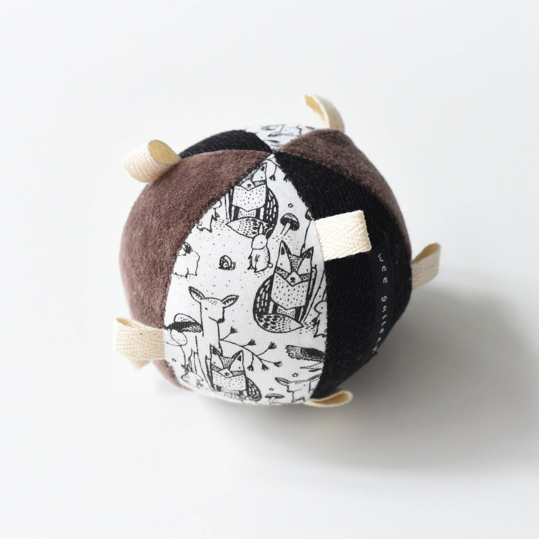 Taggy Ball with Rattle - Woodland、mySite、g9winljtr