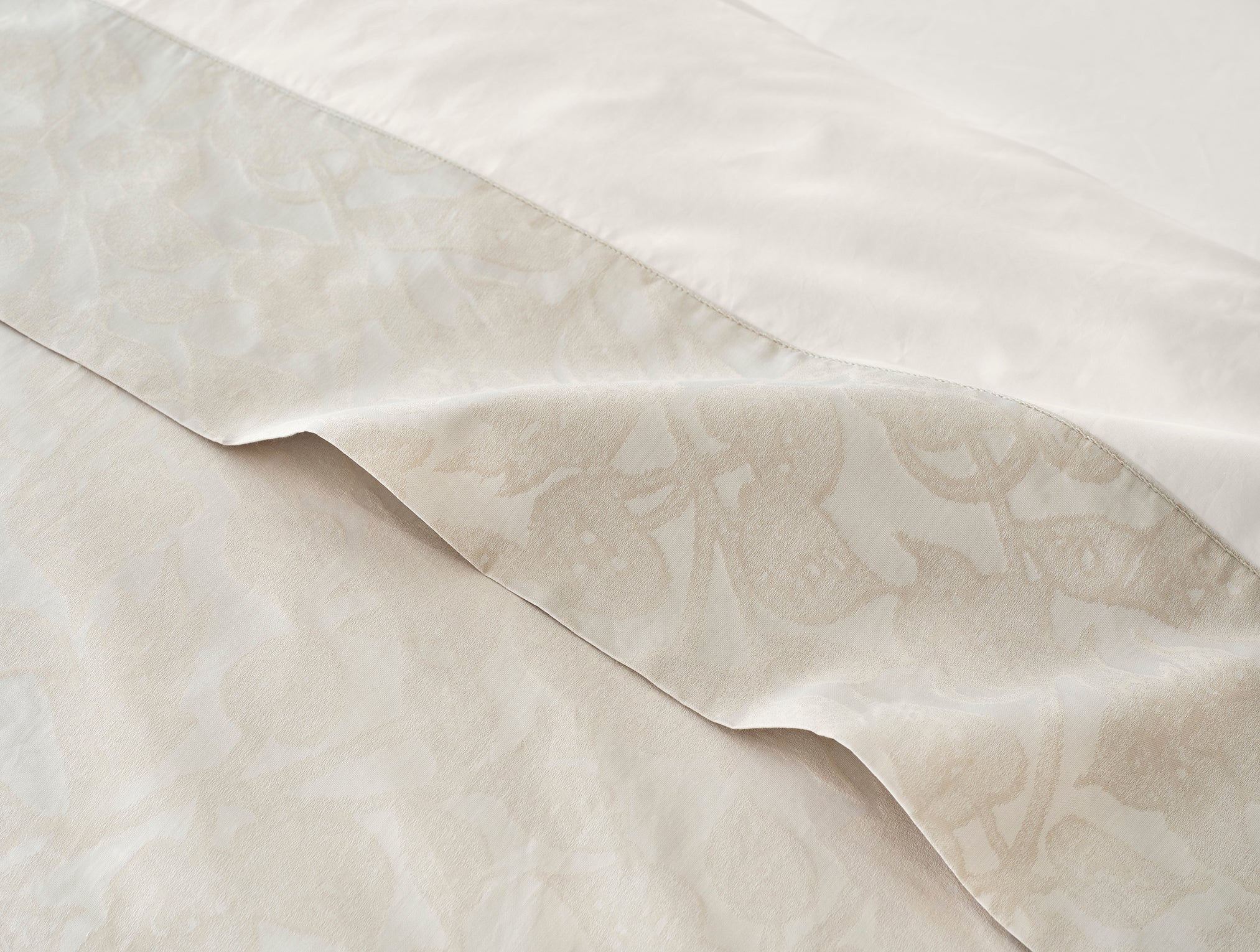  Heritage Organic Percale Jacquard Border Flat Sheet、mySite、sugarbowlscore