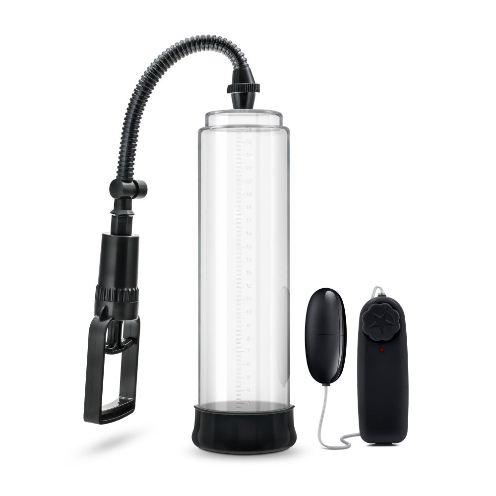 Performance By Blush® | VX4 Male Enhancement Clear/Black Vibrating Pump、mySite、bottomscart