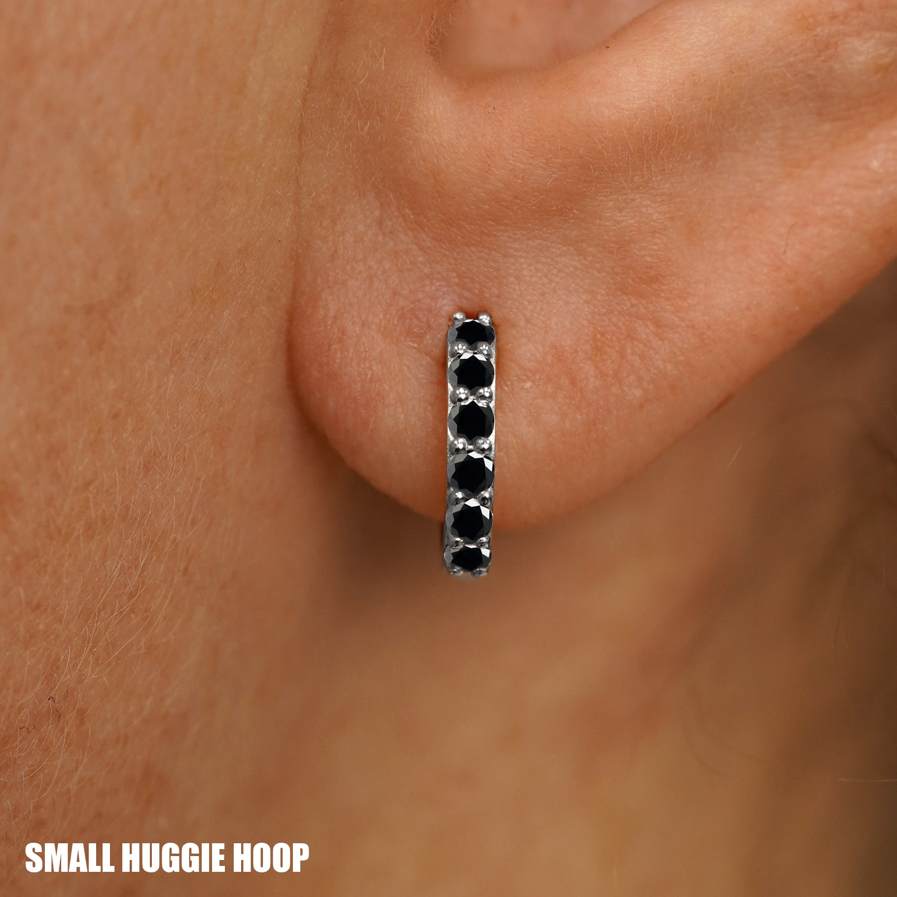 Black Diamond Huggie Hoop、mySite、hinf8tx79