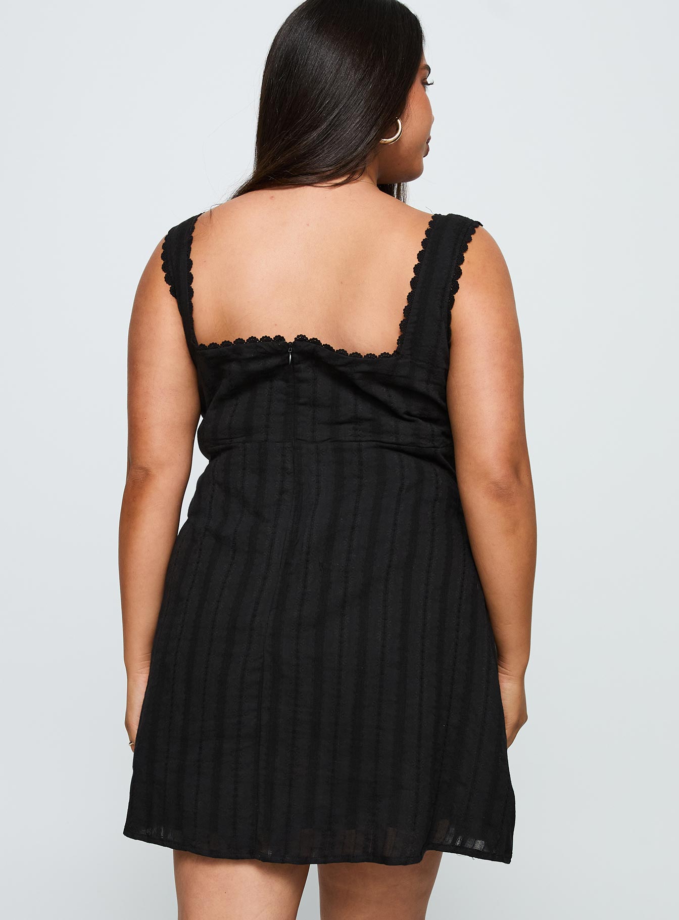 Dasha Mini Dress Black Curve、mySite、solidvoid