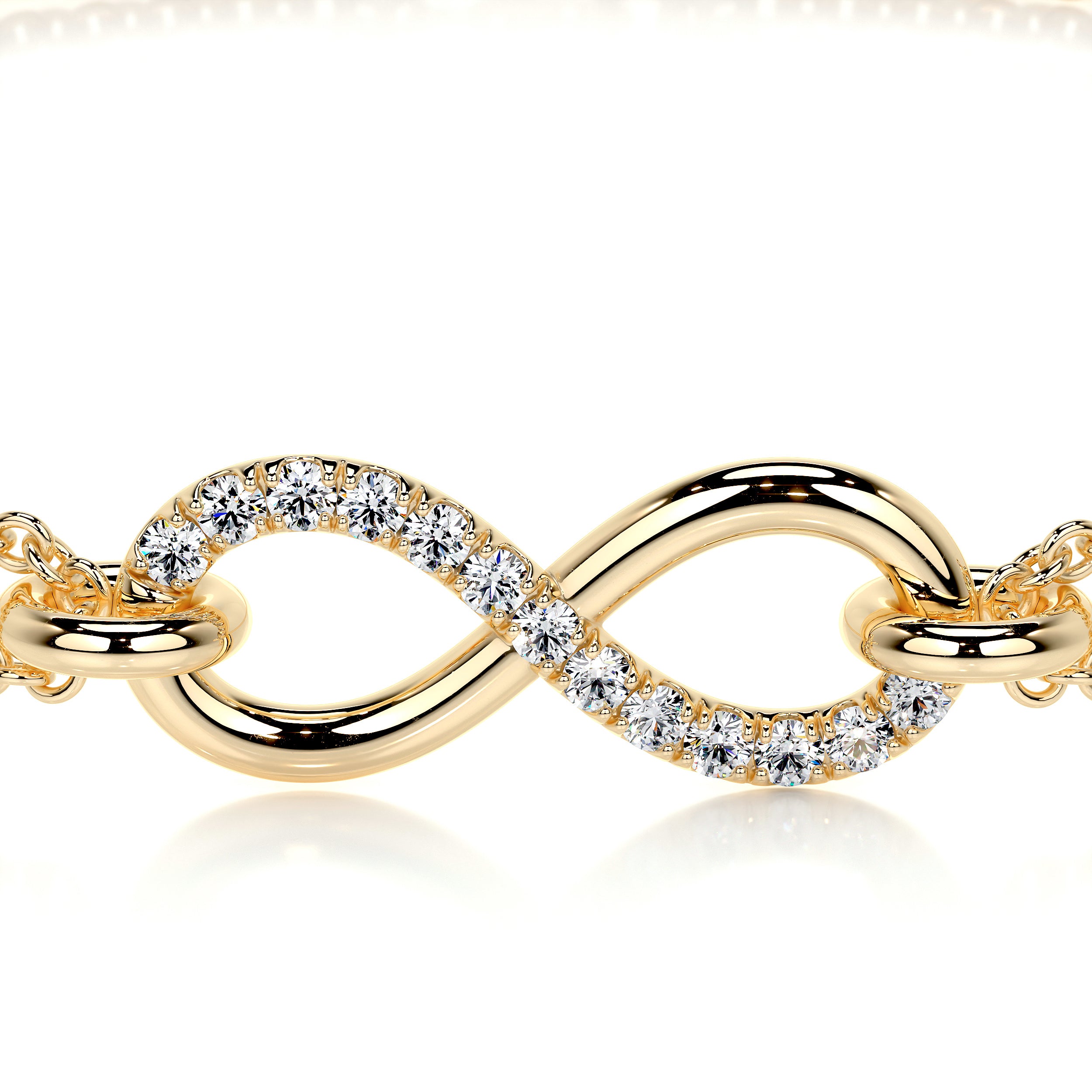 Candice Lab Grown Diamonds Bracelet (0.07 Carat) -18K Yellow Gold、mySite、hinf8tx79