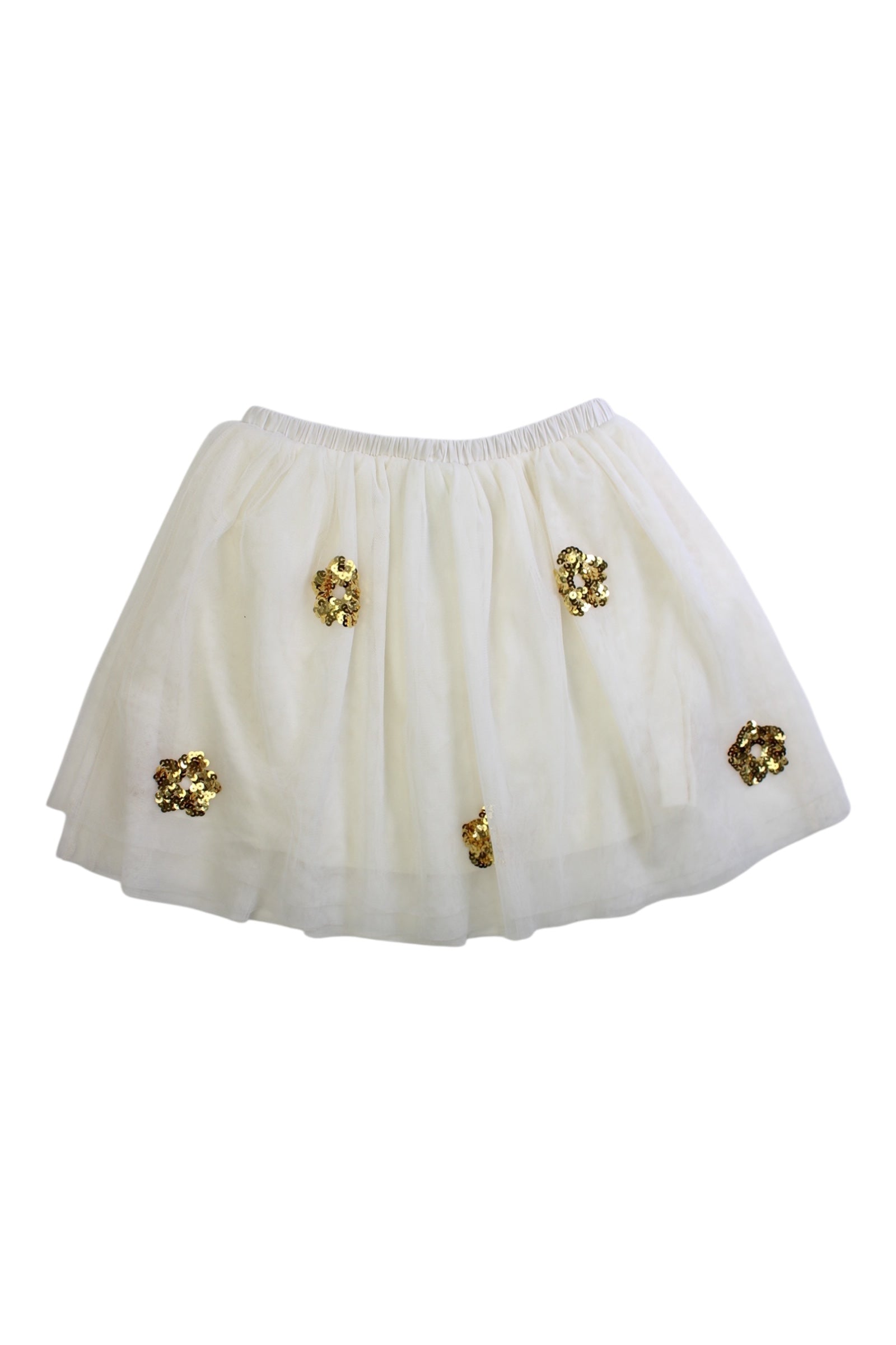 Crewcuts Tulle Skirt With Gold Accents, Size 3T、mySite、g9winljtr