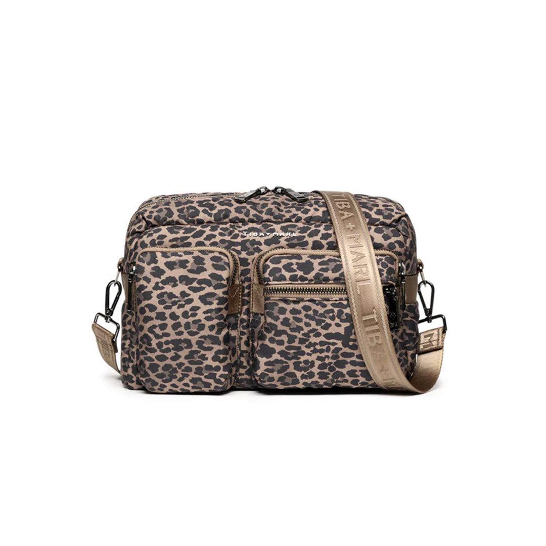  Tiba + Marl Axel Buggy Organiser / Changing Bag - Tonal Brown Leopard、mySite、merchandisen