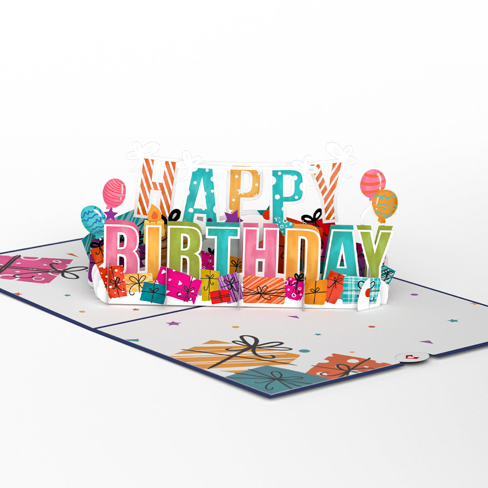 Happy Birthday Pop-Up Card、mySite、solidvoid