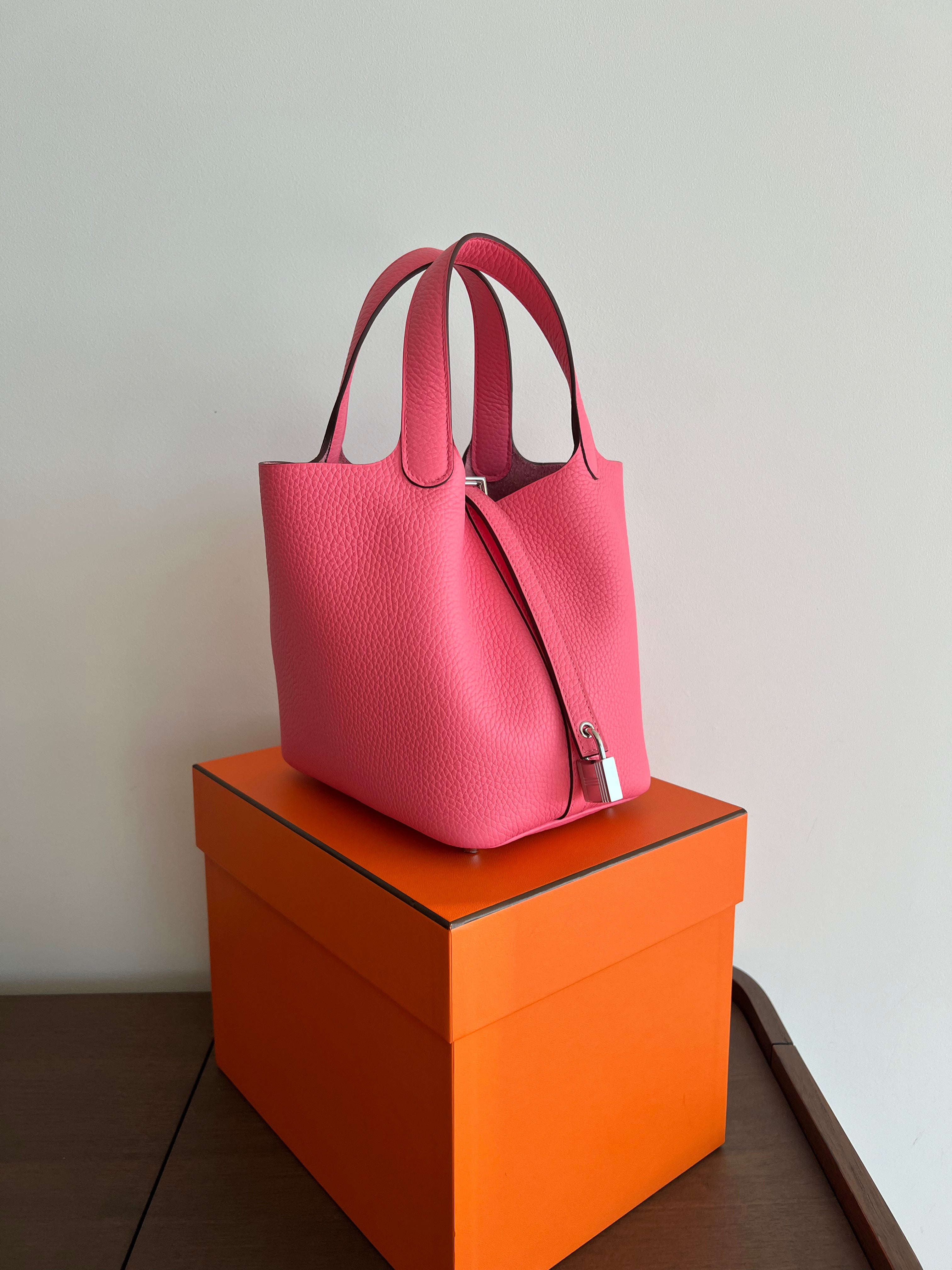 Hermès Picotin 18cm Rose Azalee PHW、mySite、garminoutage.com