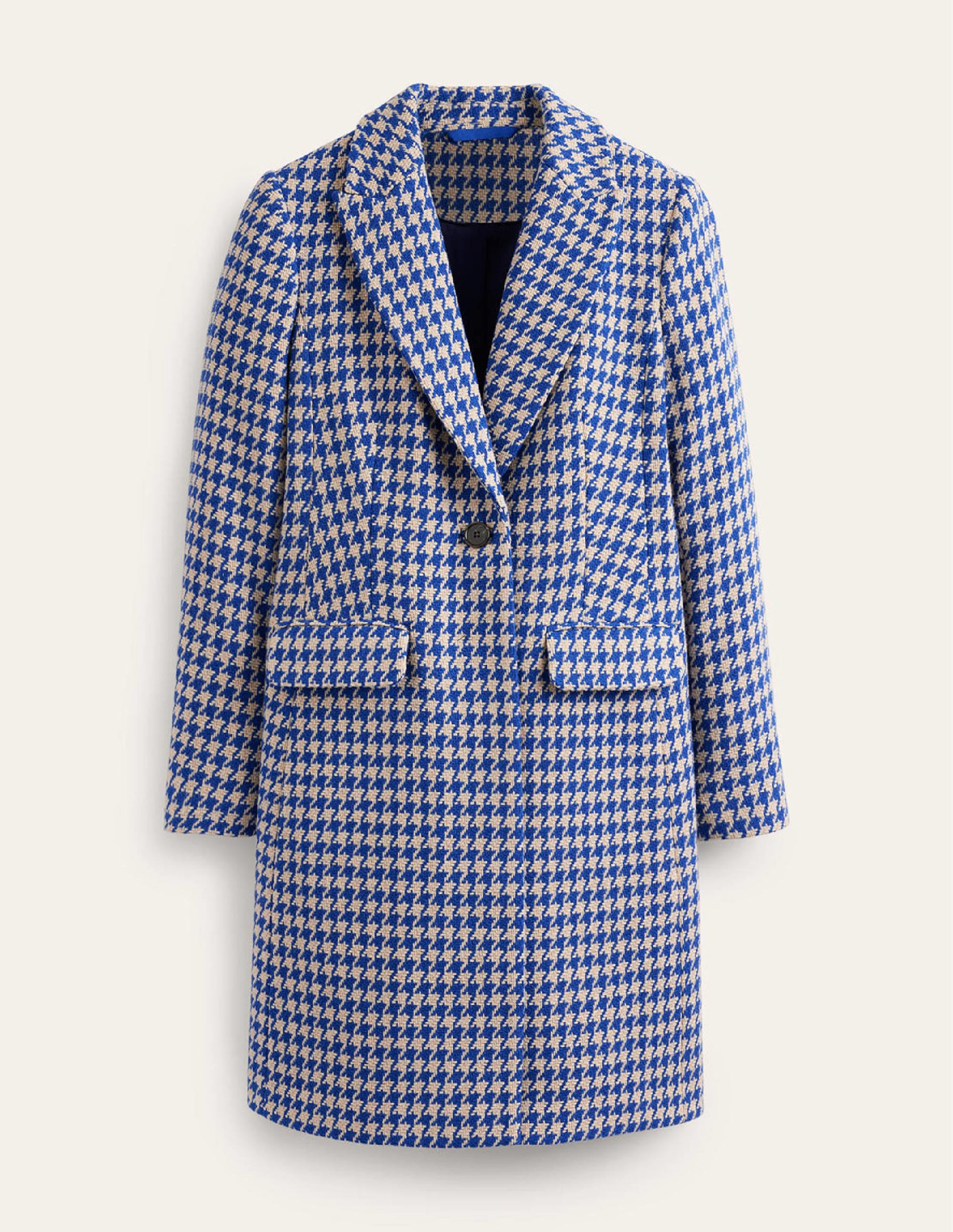  Canterbury Interest Coat-Blue and Ivory Dogstooth、mySite、ashleygrahame