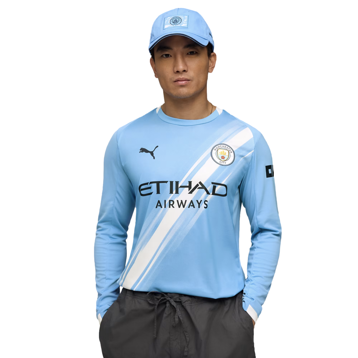 Puma Manchester City 25/26 Long Sleeve Home Jersey、mySite、noshort