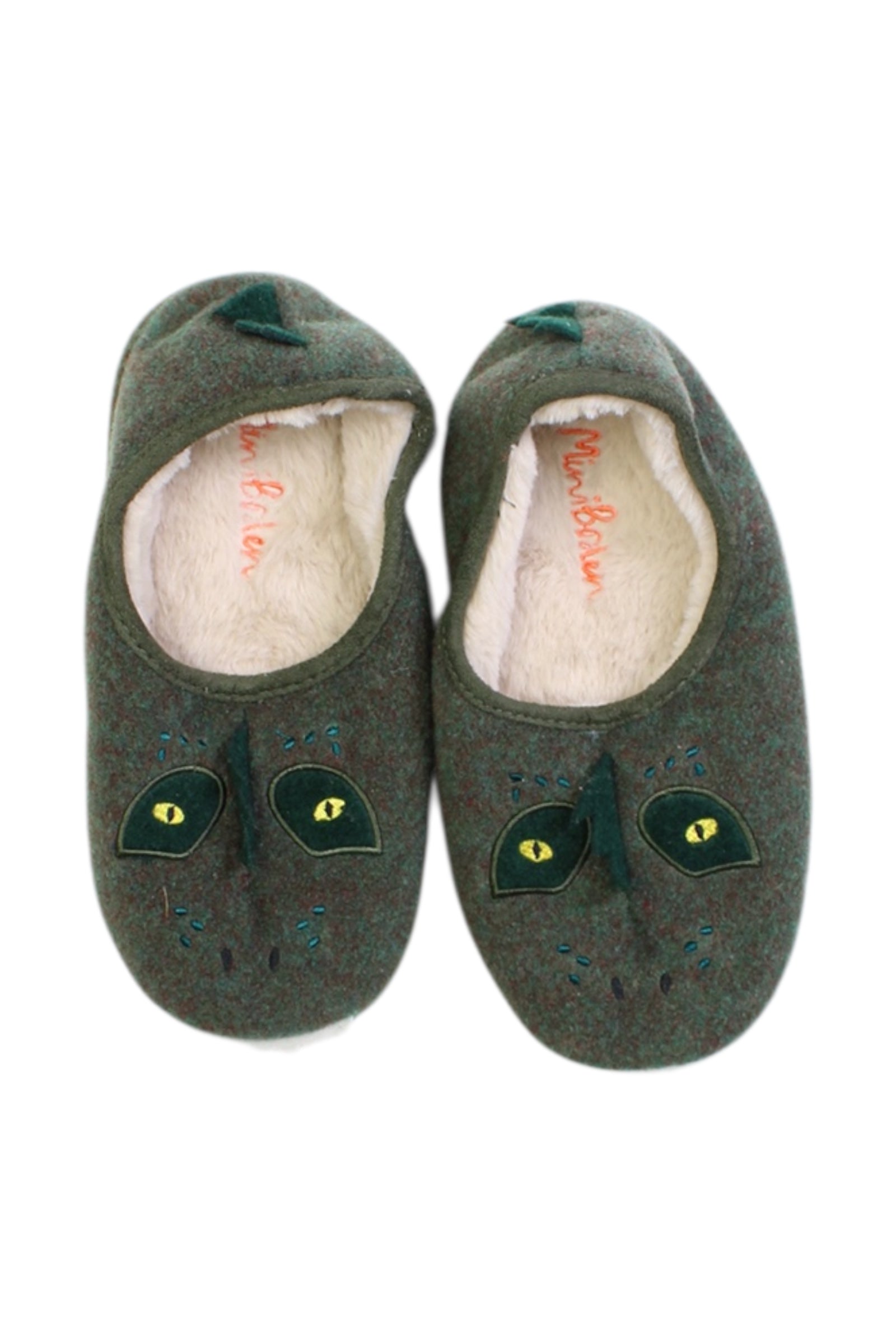 Boden Cat Face Slippers 7Y、mySite、g9winljtr