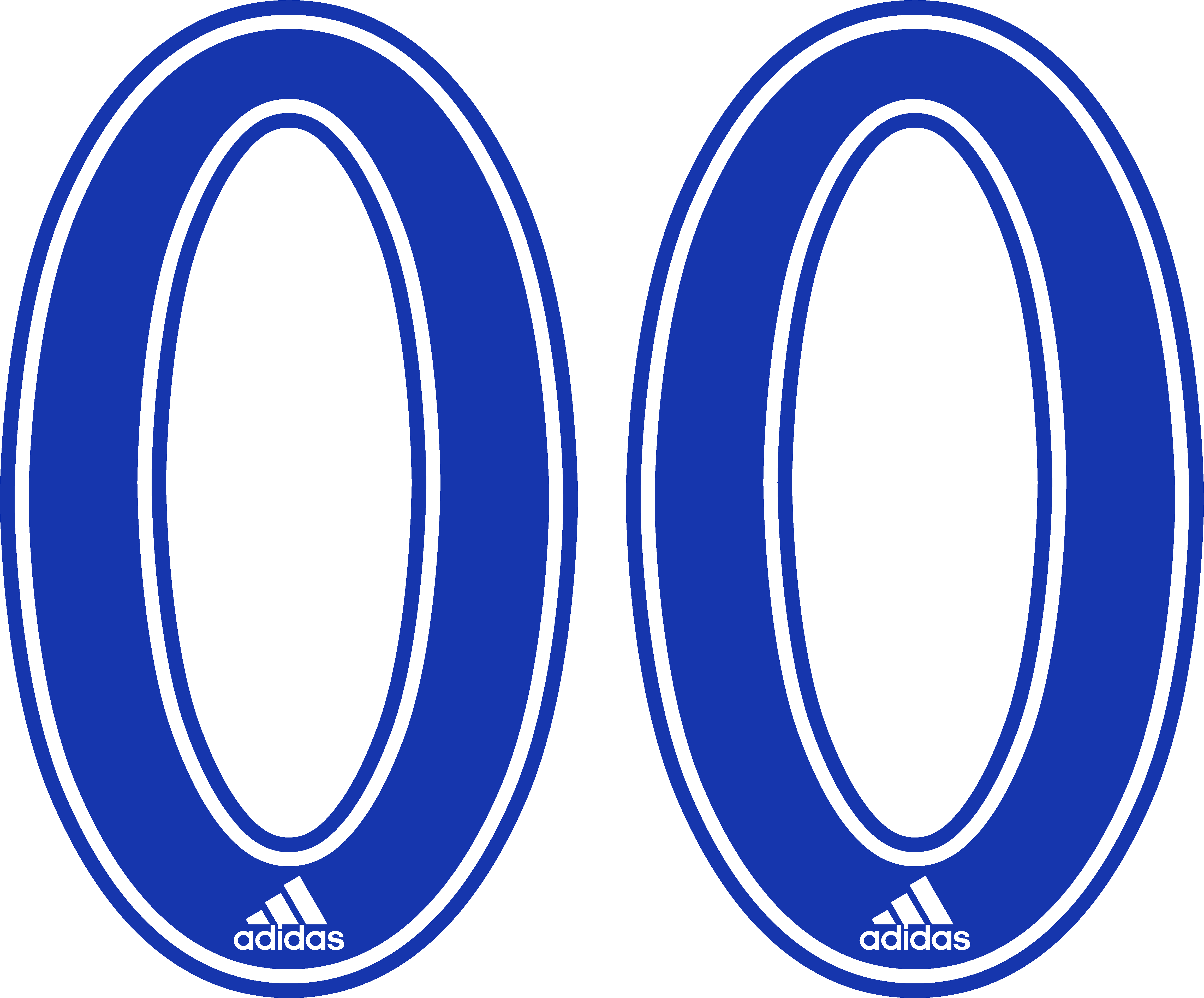 Team Sport Adidas 8-inch Number - Royal、mySite、noshort