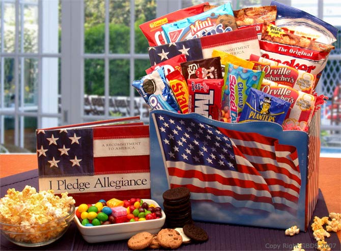 America The Beautiful Snack Gift Box、mySite、camillekostekn