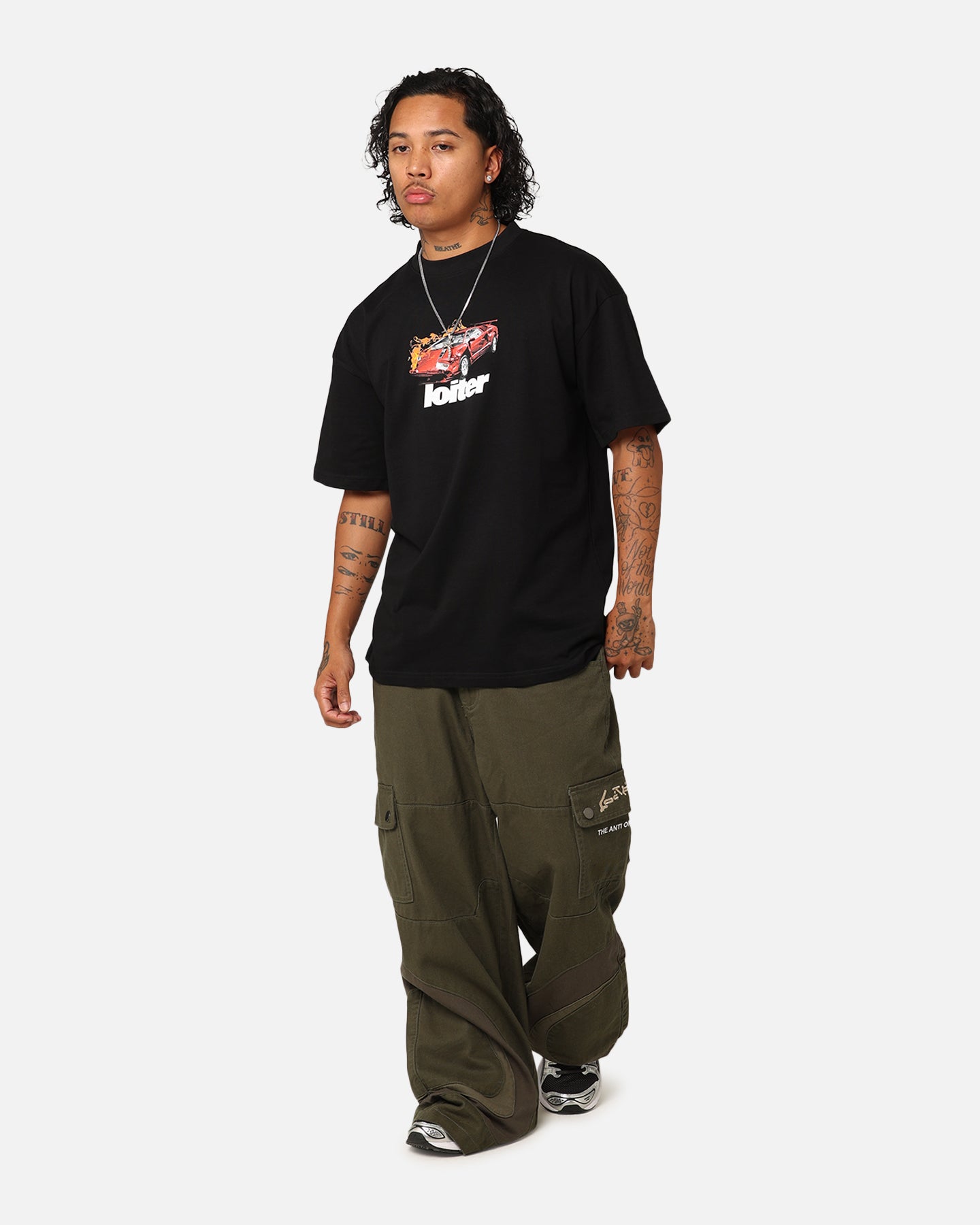 Loiter Collision T-Shirt Black、mySite、zt4zffjzw