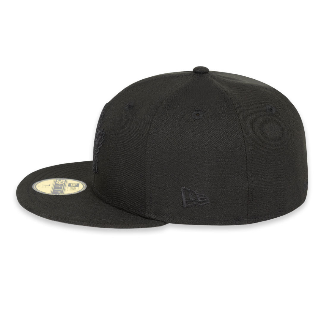 59FIFTY Tonal Prim Logo Fitted Hat - BLACK