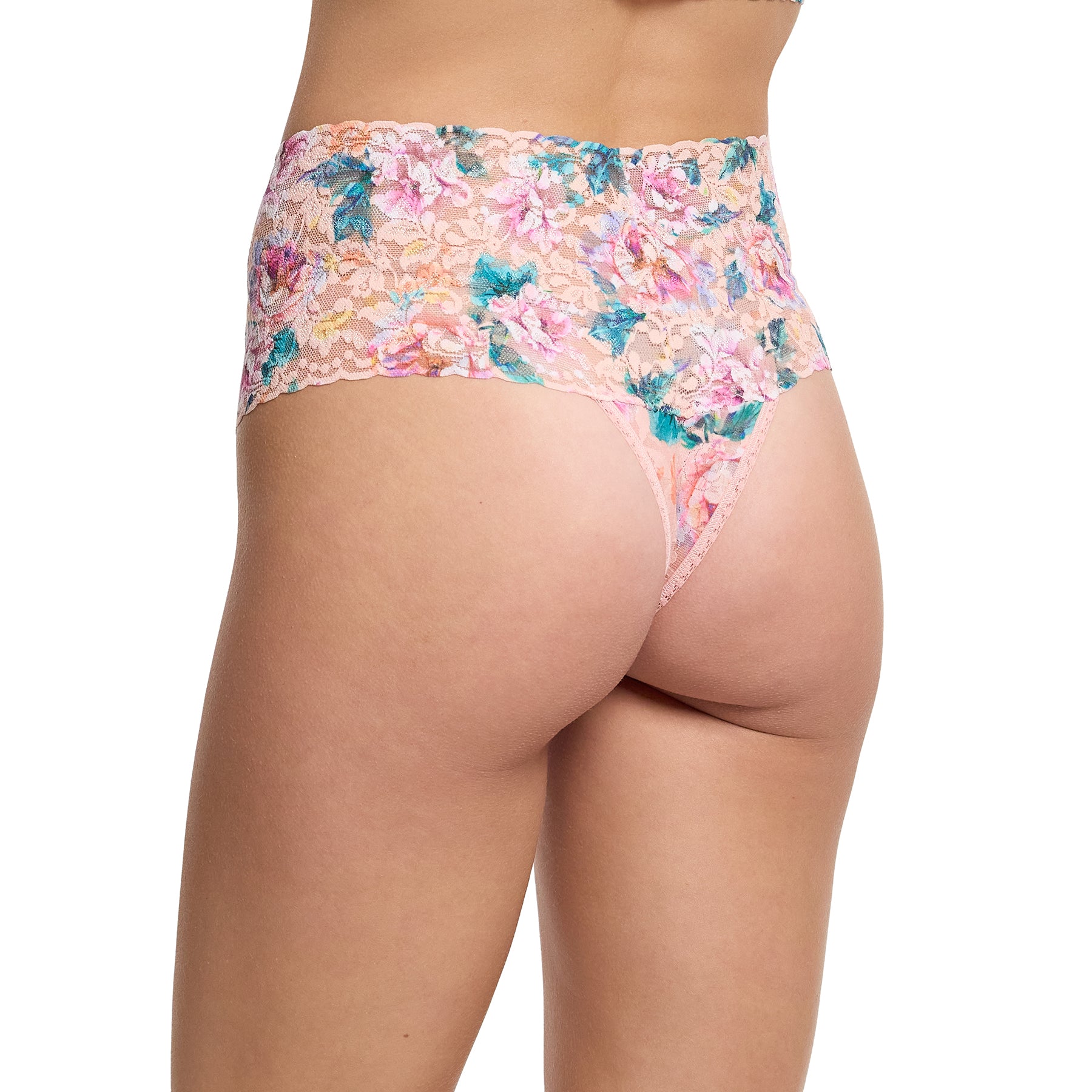  Hanky Panky Printed Lace Retro Rise Thong、mySite、justintrudeaud