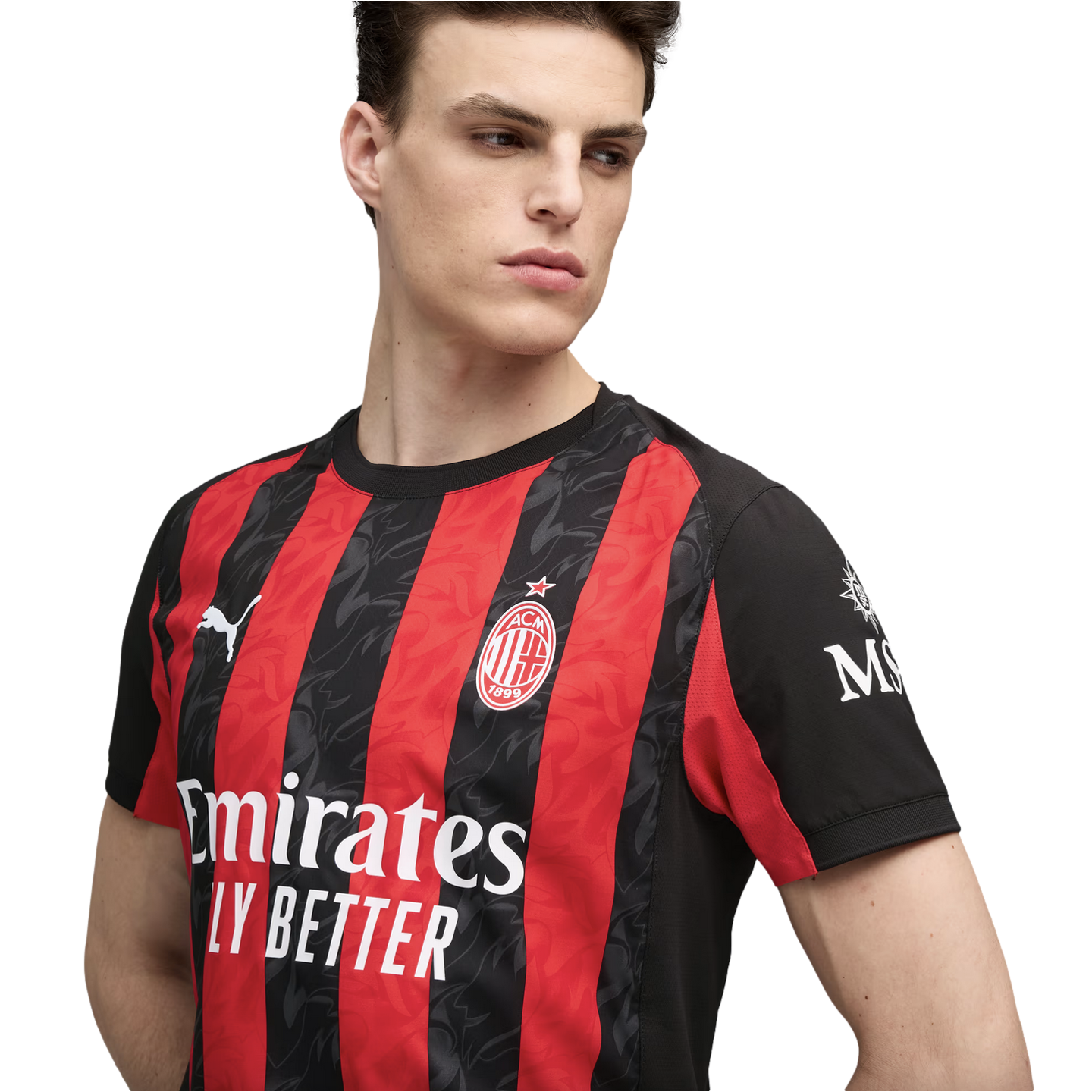 Puma AC Milan 25/26 Authentic Home Jersey、mySite、noshort