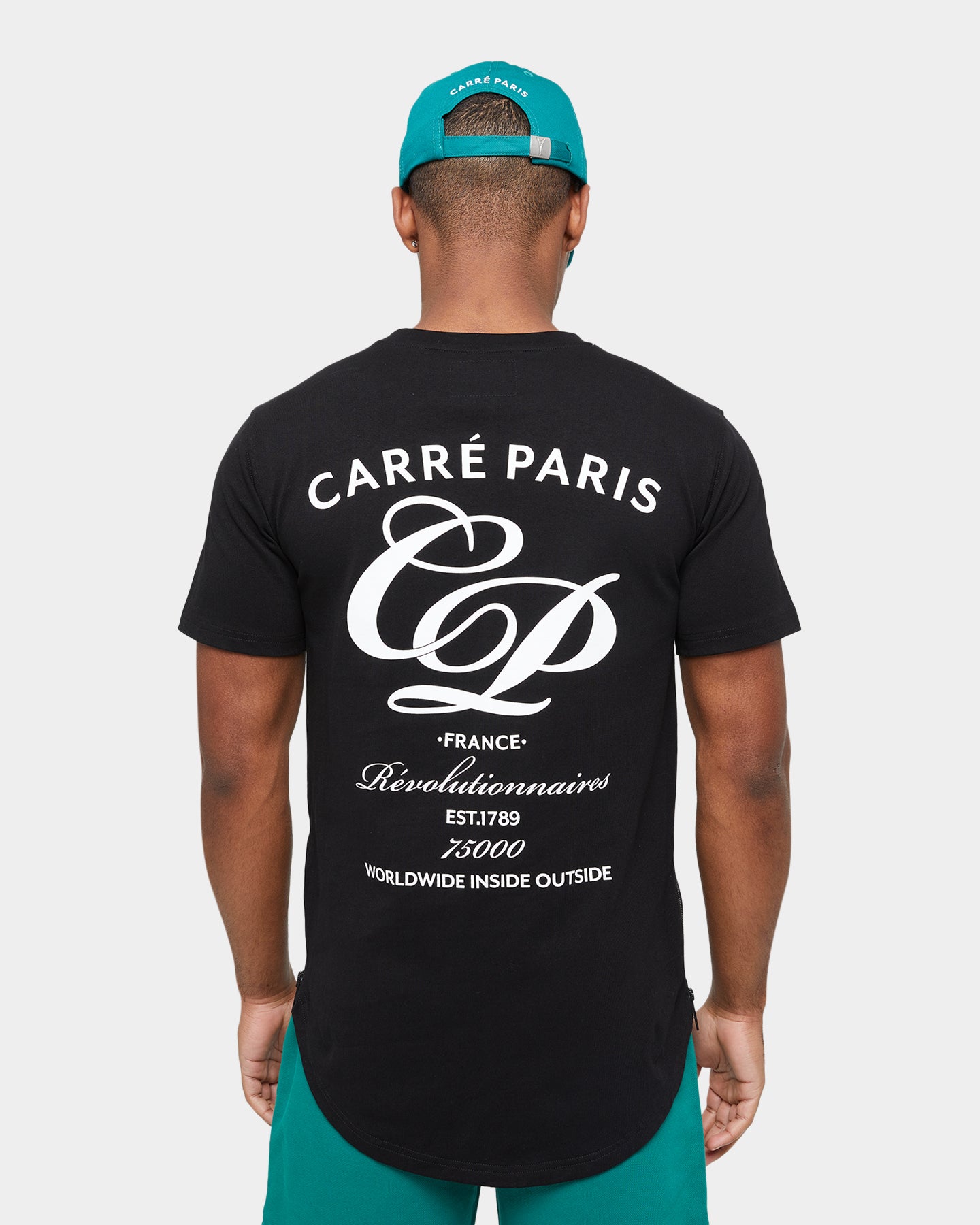 Carre Revolution Zip Drop Tail T-Shirt Black、mySite、zt4zffjzw