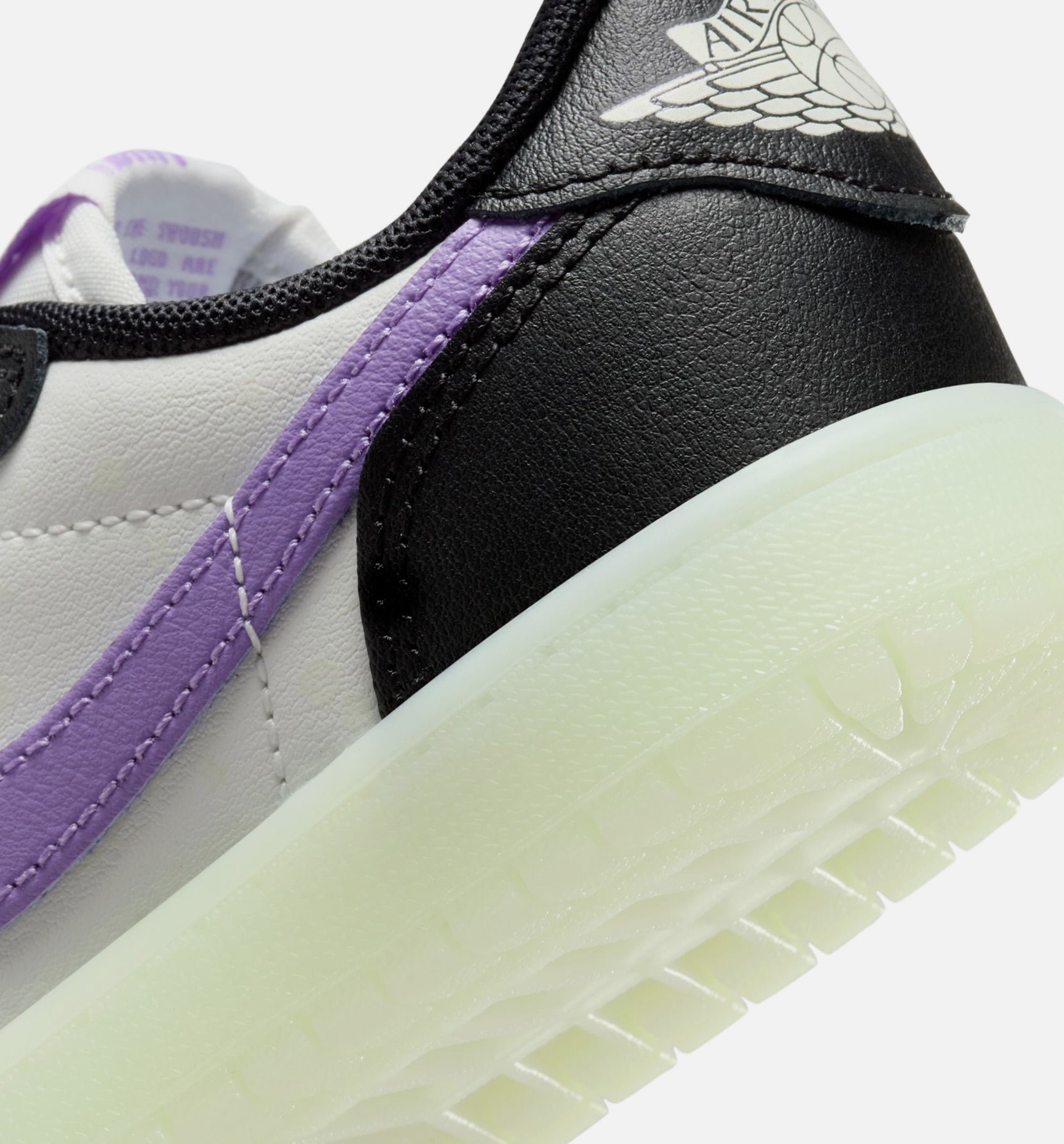 Air Jordan 1 Retro Low Black Raspberry Preschool Lifestyle Shoe - Black/Black Raspberry/Volt Tint、mySite、dreamappss
