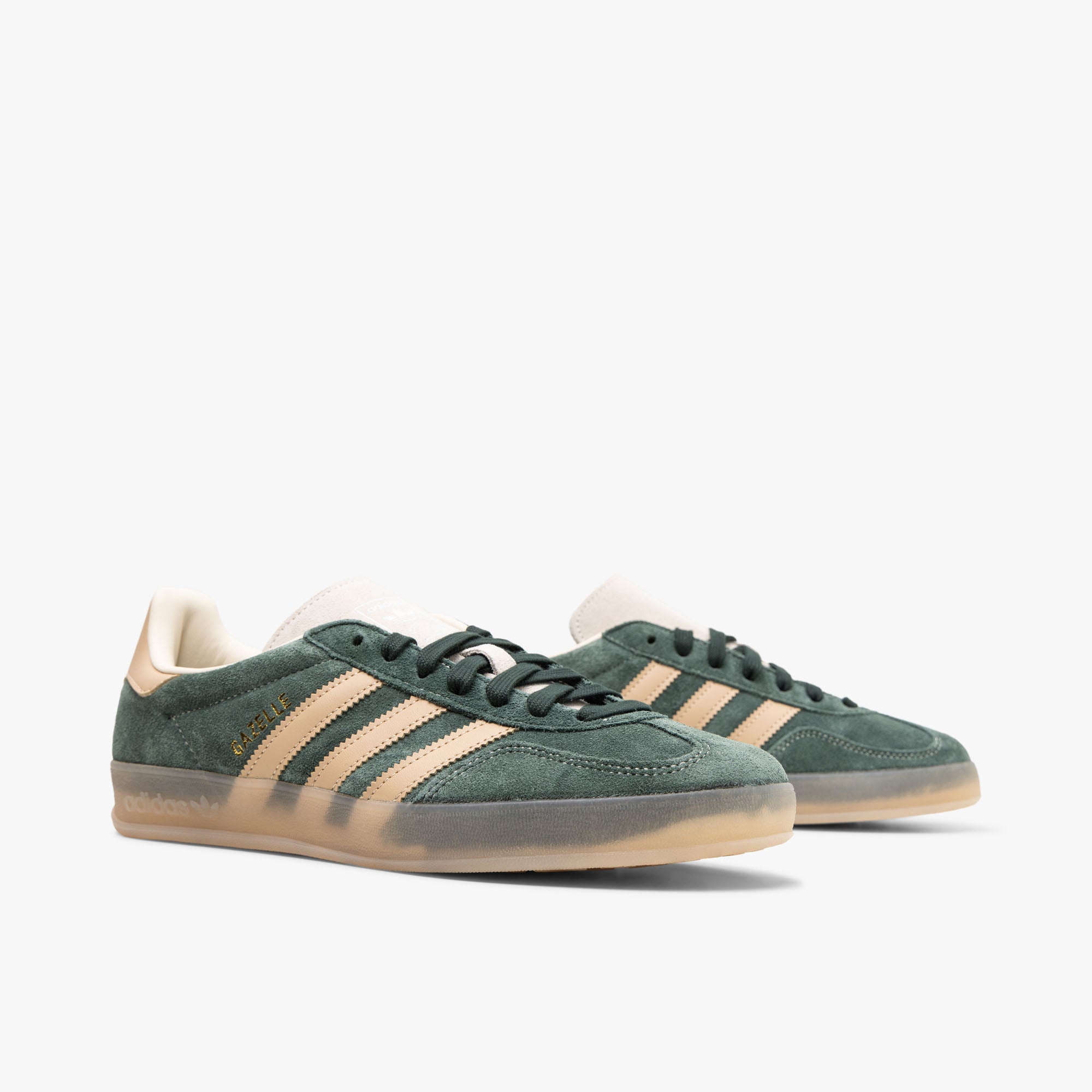  adidas Originals Gazelle Indoor Shadow Green / Warm Sandstone - Wonder White、mySite、merchandisen