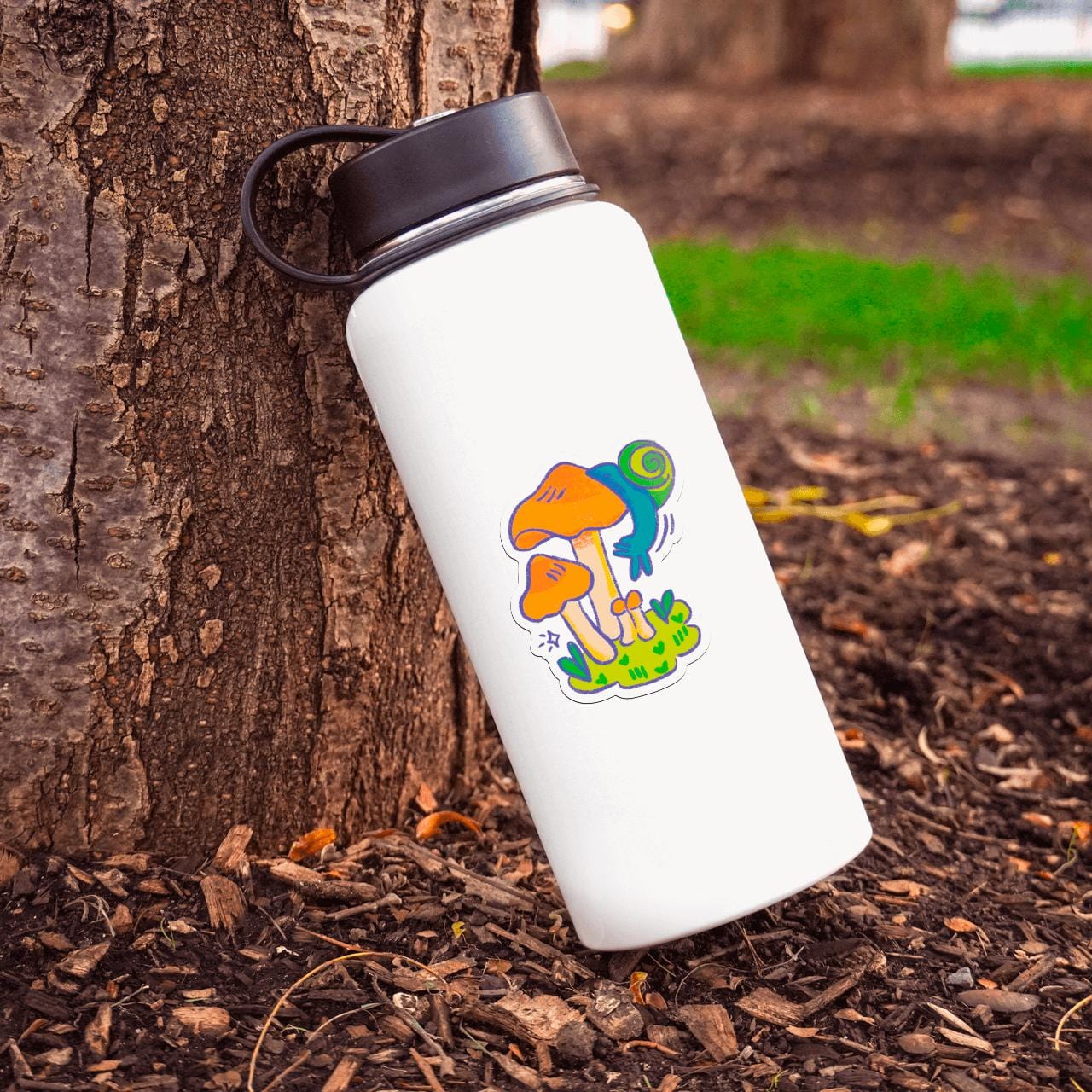  Snail & Mushroom Sticker、mySite、ghnorth