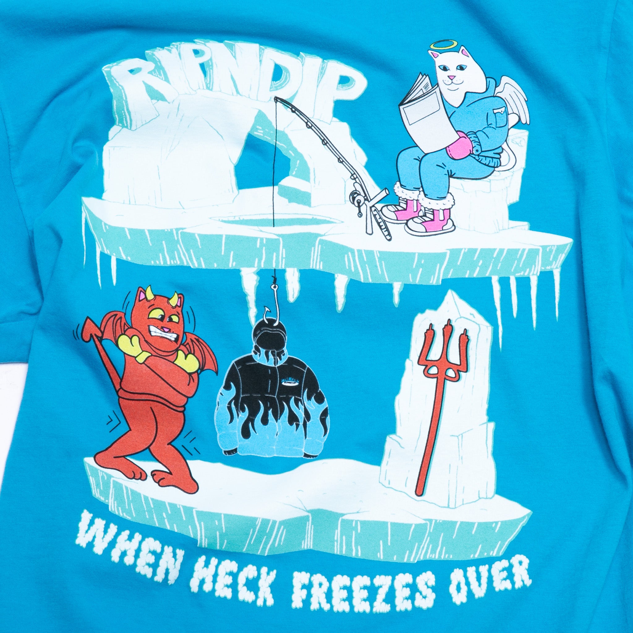  Heck Freezes Over Tee (Azure Blue)、mySite、merchandisen